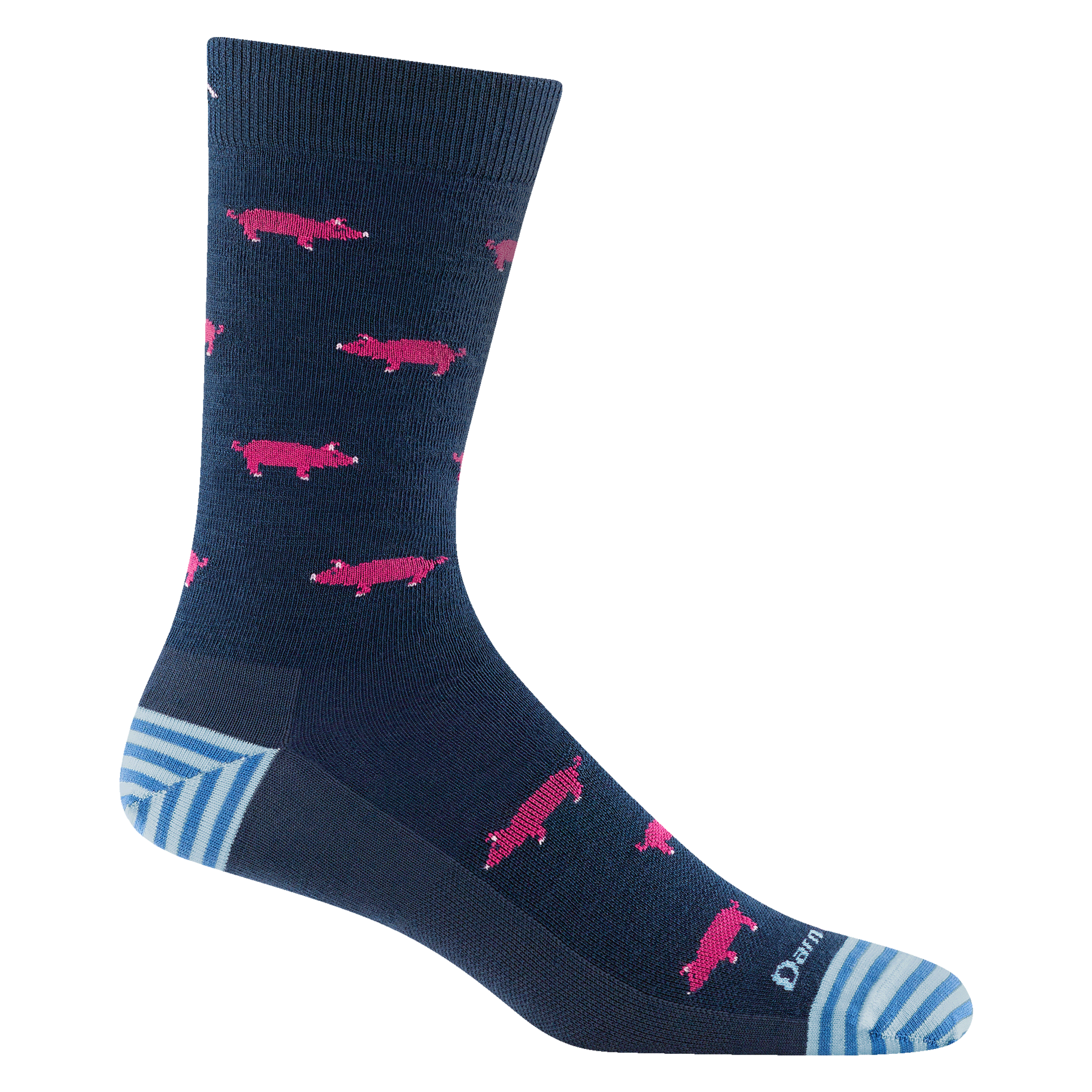 Darn Tough Socks Men's Truffle Hog Crew Lightweight Lifestyle Socks