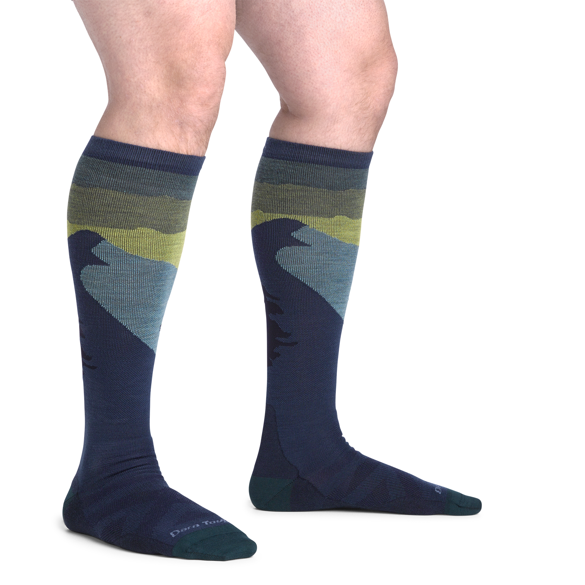 Darn Tough Socks Men's Solstice Over-the-Calf Lightweight Ski & Snowboard Socks - Image 13