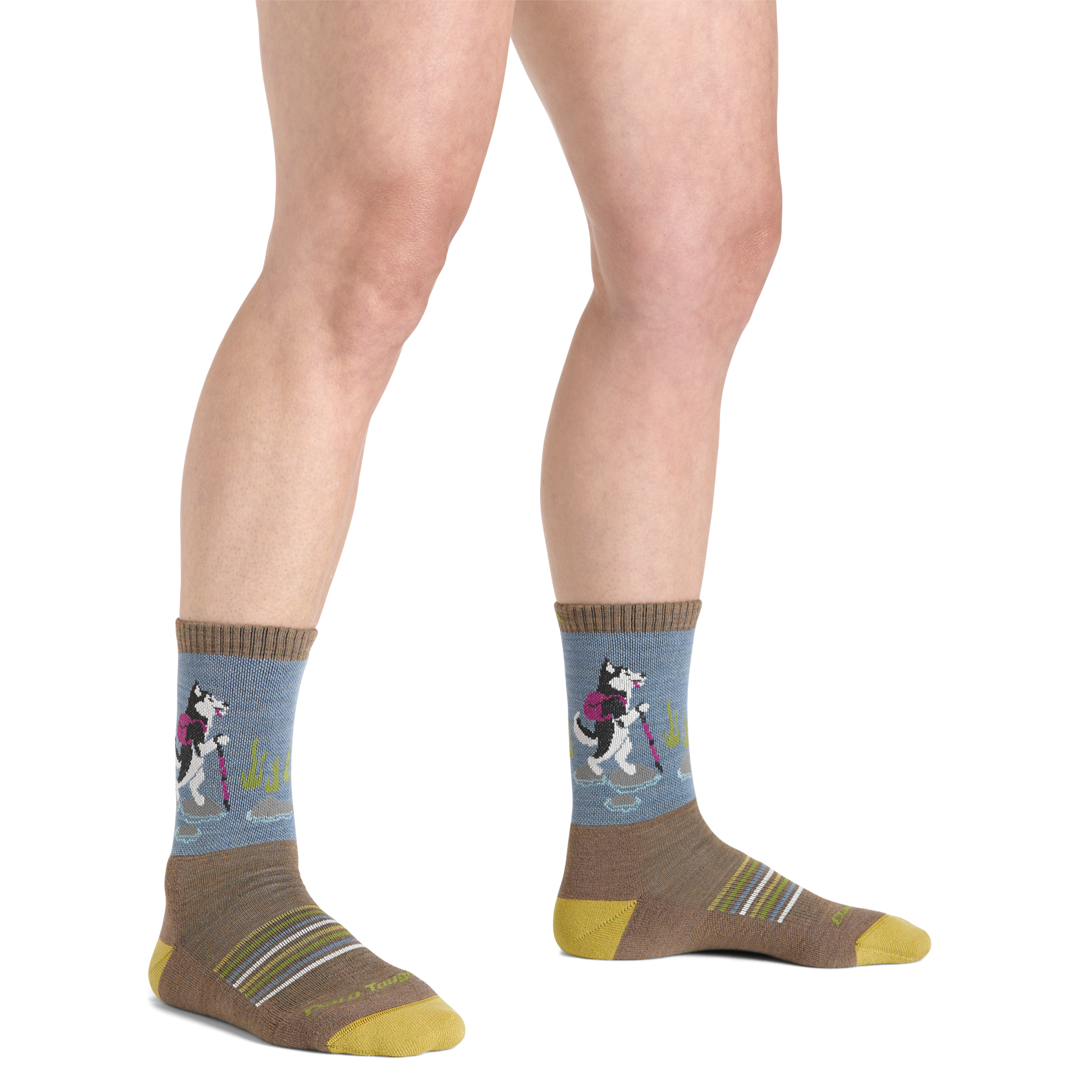 Darn Tough Socks Women's Critter Club Micro Crew Lightweight Hiking Socks - Image 6
