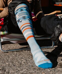 Alternative view of Darn Tough Socks Women's Snowscape Over-the-Calf  Lightweight Ski & Snowboard Sock-Last Chance