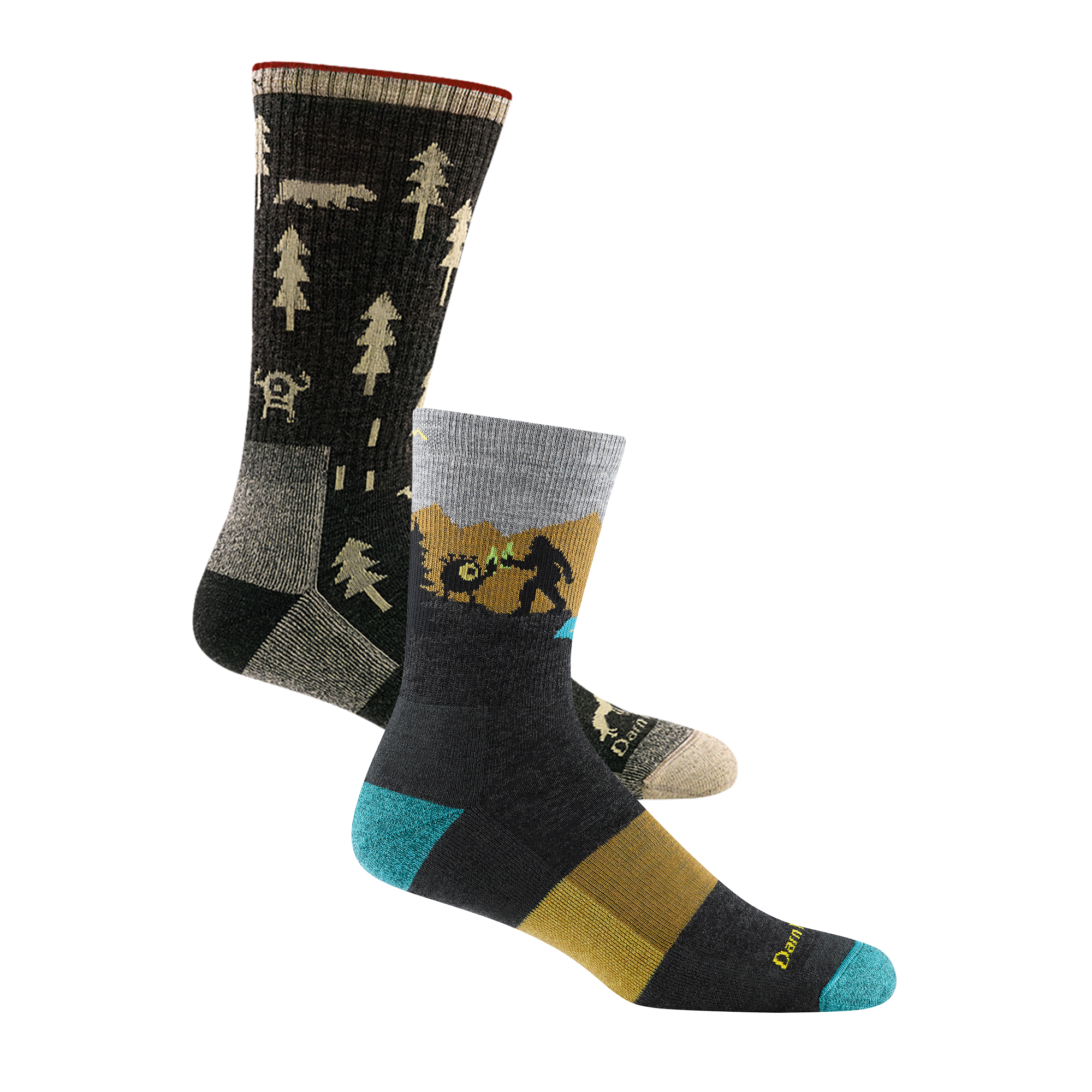 Darn Tough Socks Men's Weird and Wild 2-Pack