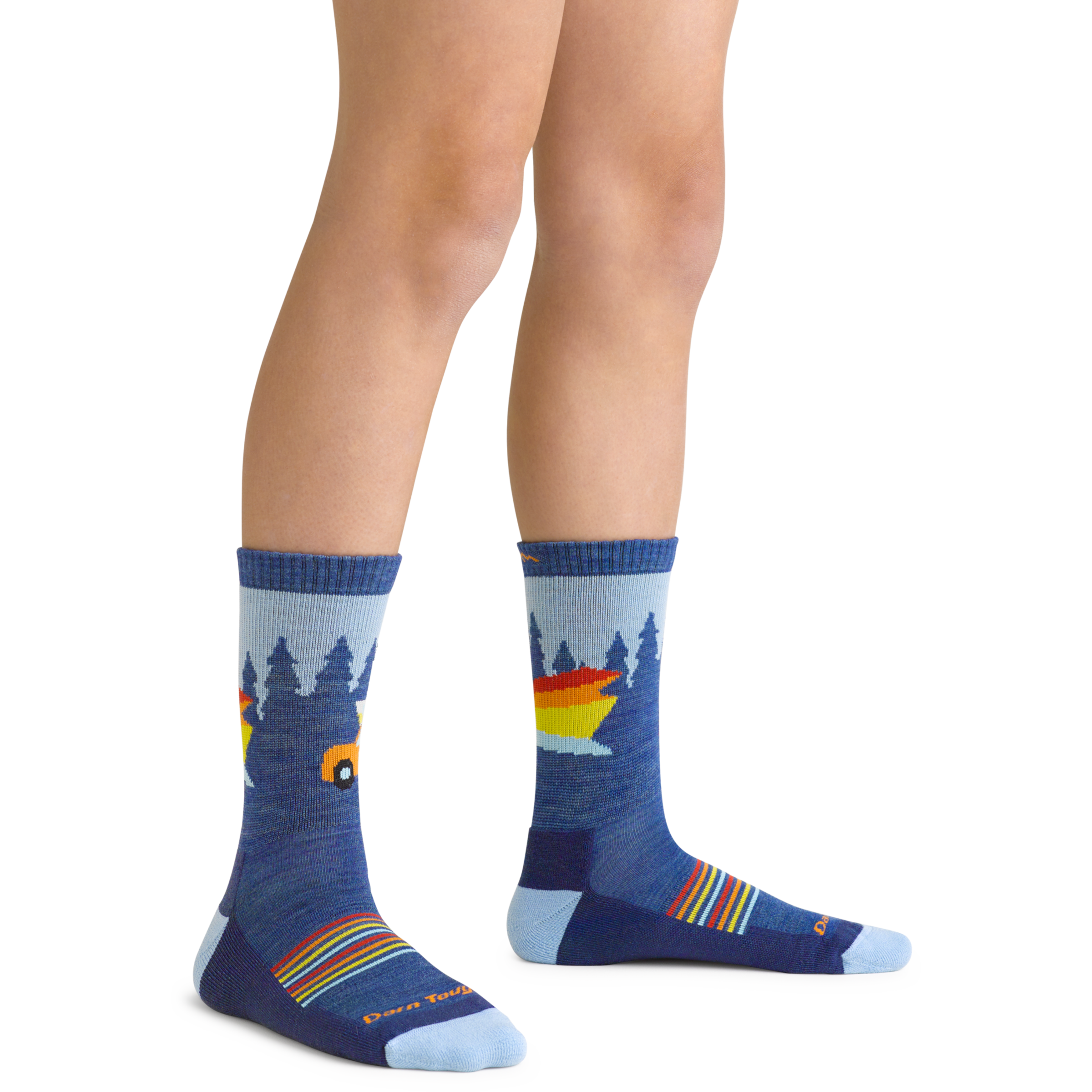 Darn Tough Socks Kids Van Wild Micro Crew Lightweight Hiking Socks - Image 2
