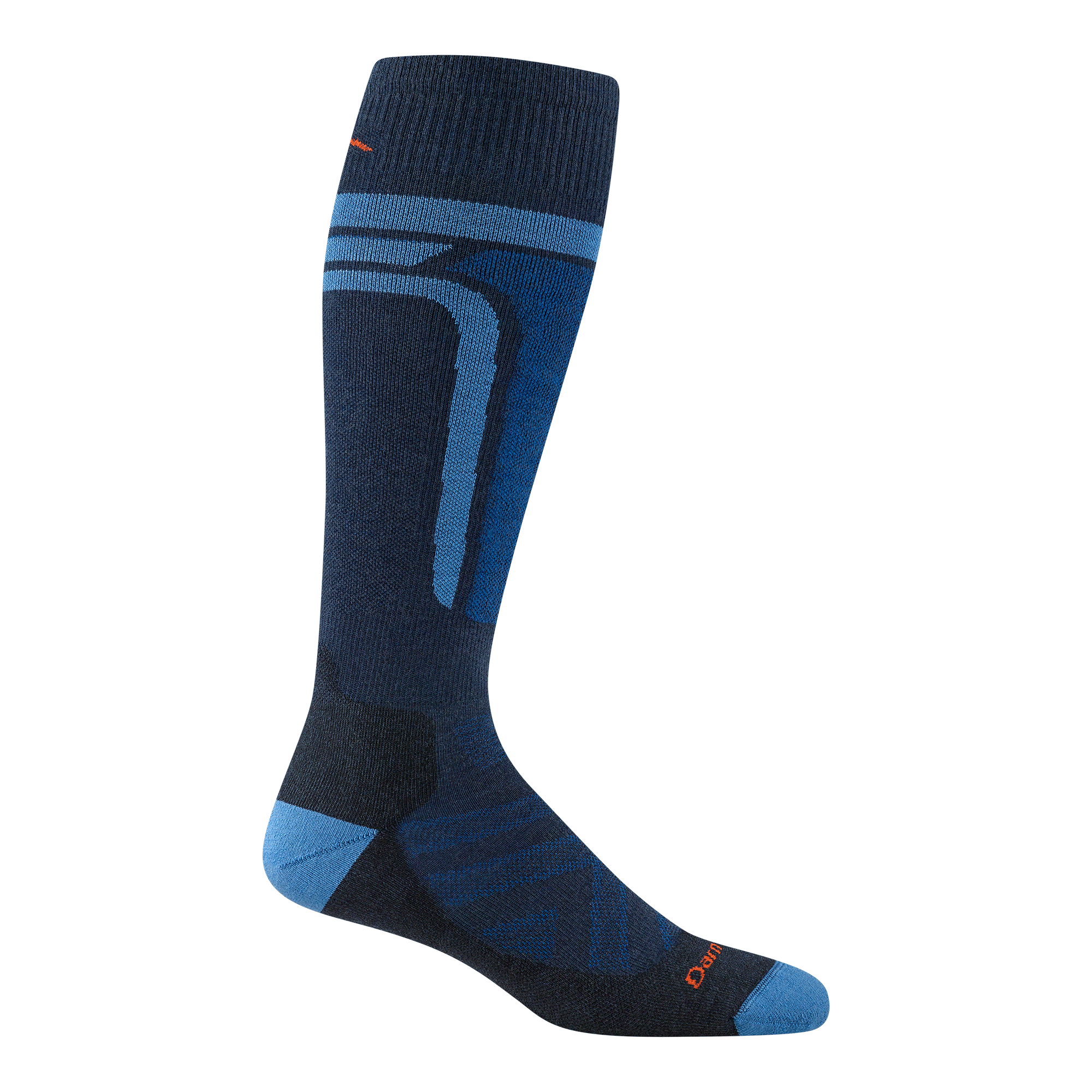 Darn Tough Socks Men's Edge Over-the-Calf Midweight Ski & Snowboard Socks - Image 6
