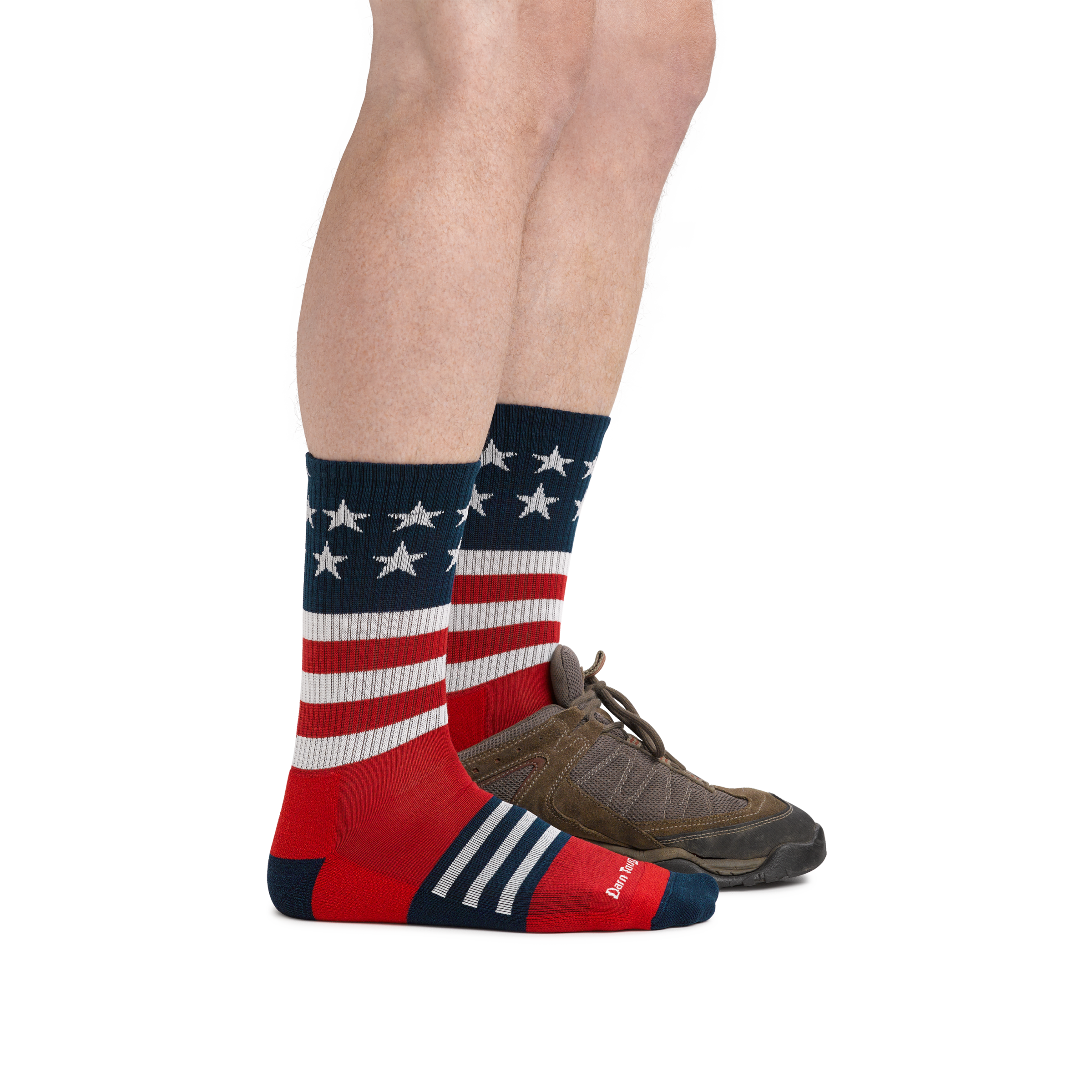 Darn Tough Socks Men's Captain Stripe Micro Crew Lightweight Hiking Socks - Image 3