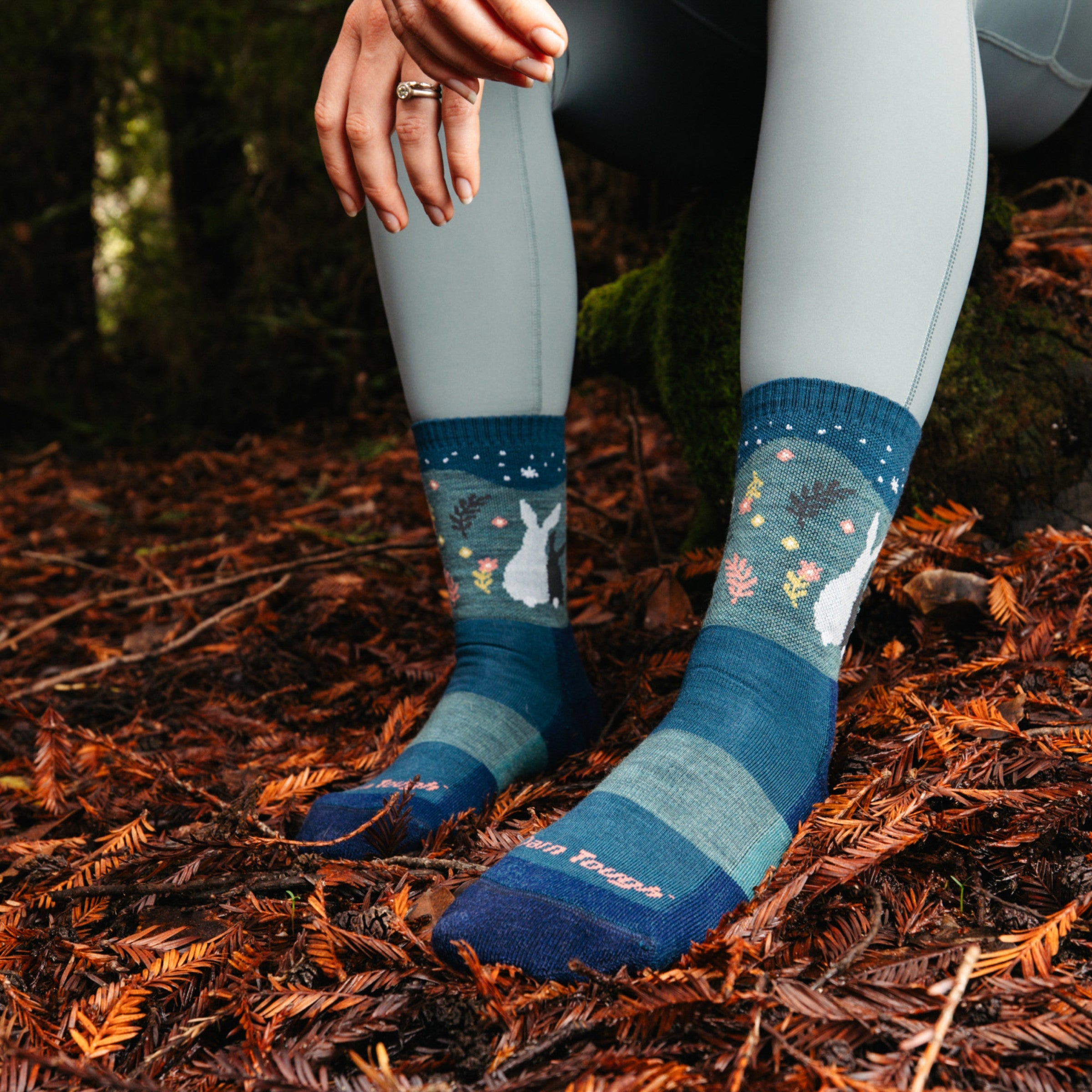 Darn Tough Socks Women's Critter Club Micro Crew Lightweight Hiking Socks - Image 19