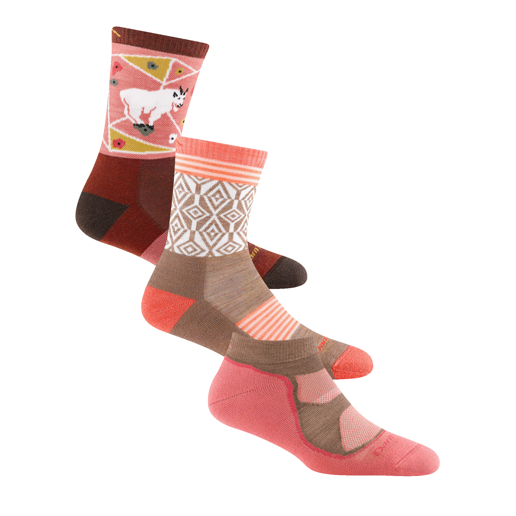 Darn Tough Socks Women's Light Hiker Combo 3-Pack