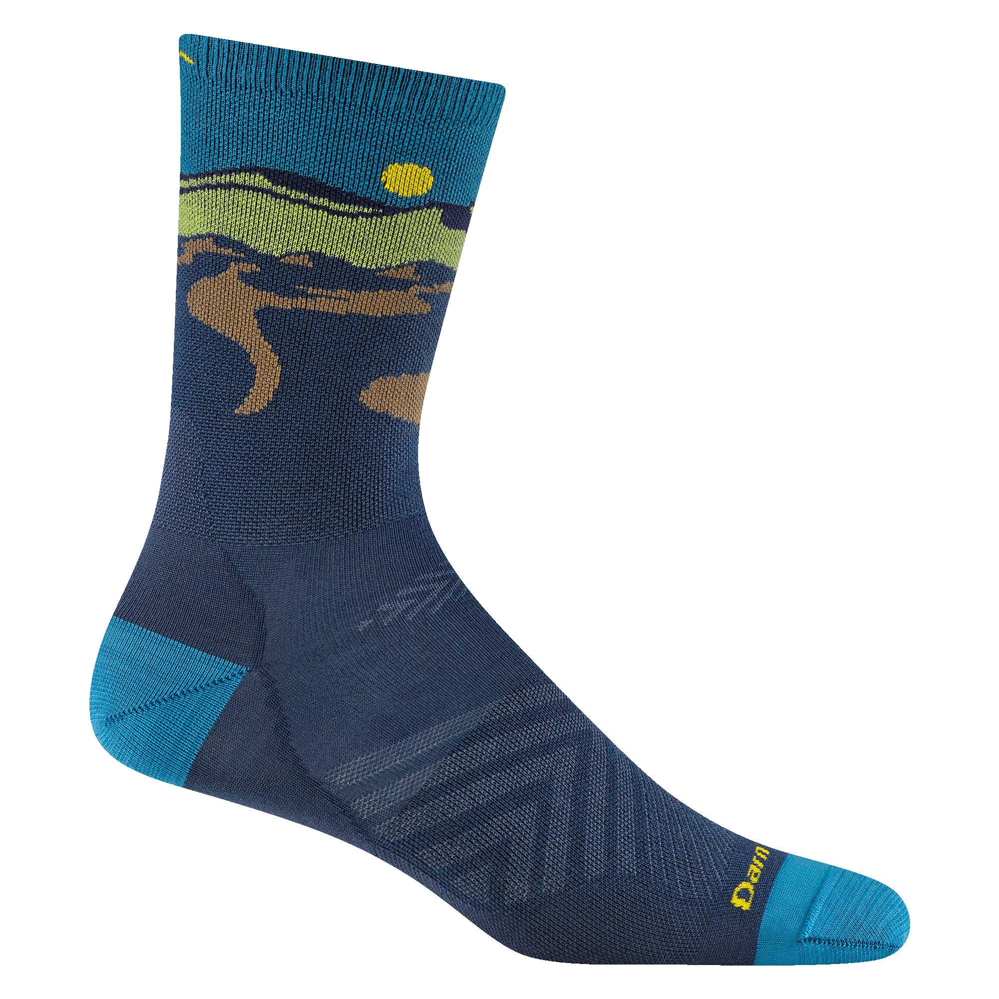 Darn Tough Socks Men's Ridge Runner Micro Crew Ultra-Lightweight Running Socks
