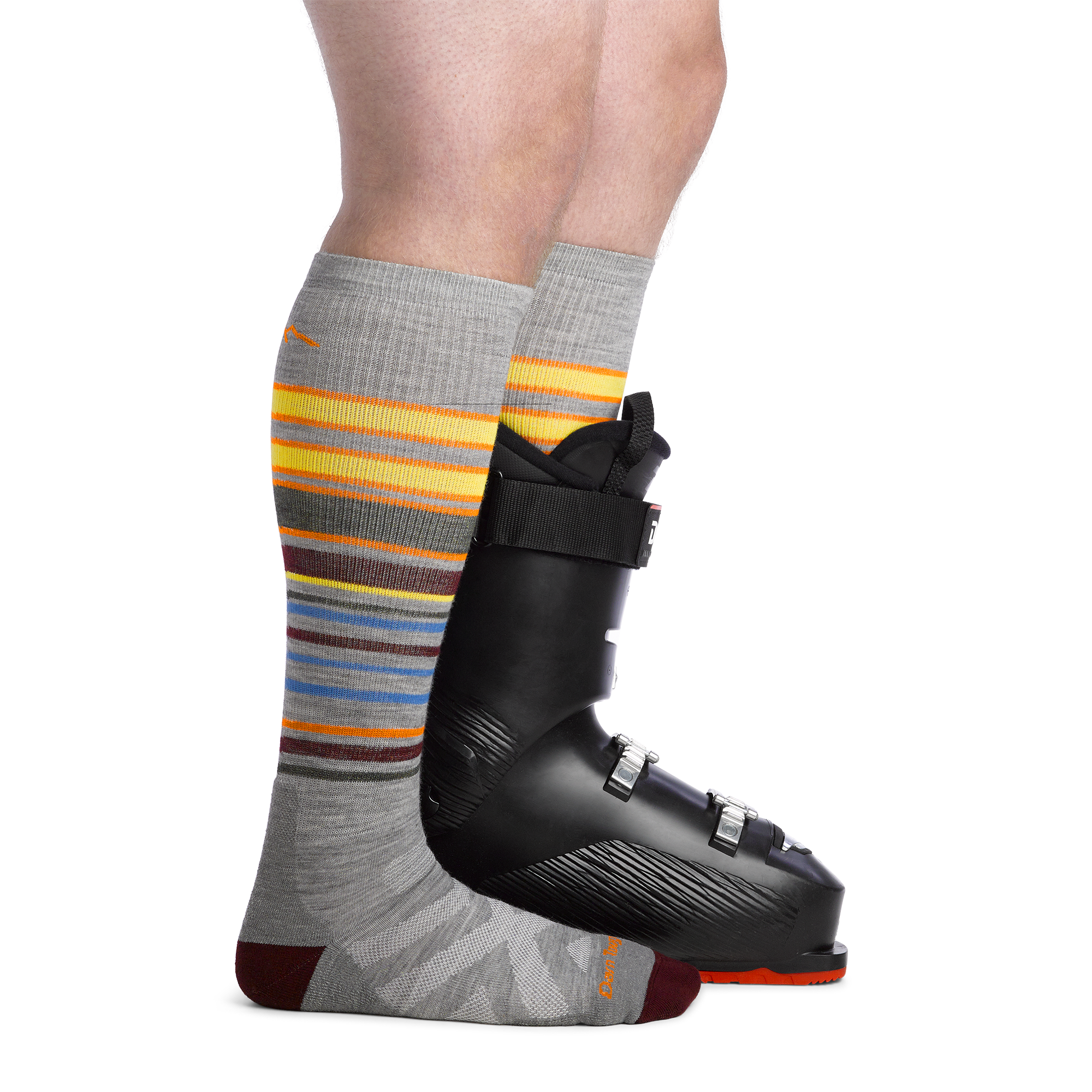 Darn Tough Socks Men's Snowpack Over-the-Calf Midweight Ski & Snowboard Socks - Image 8