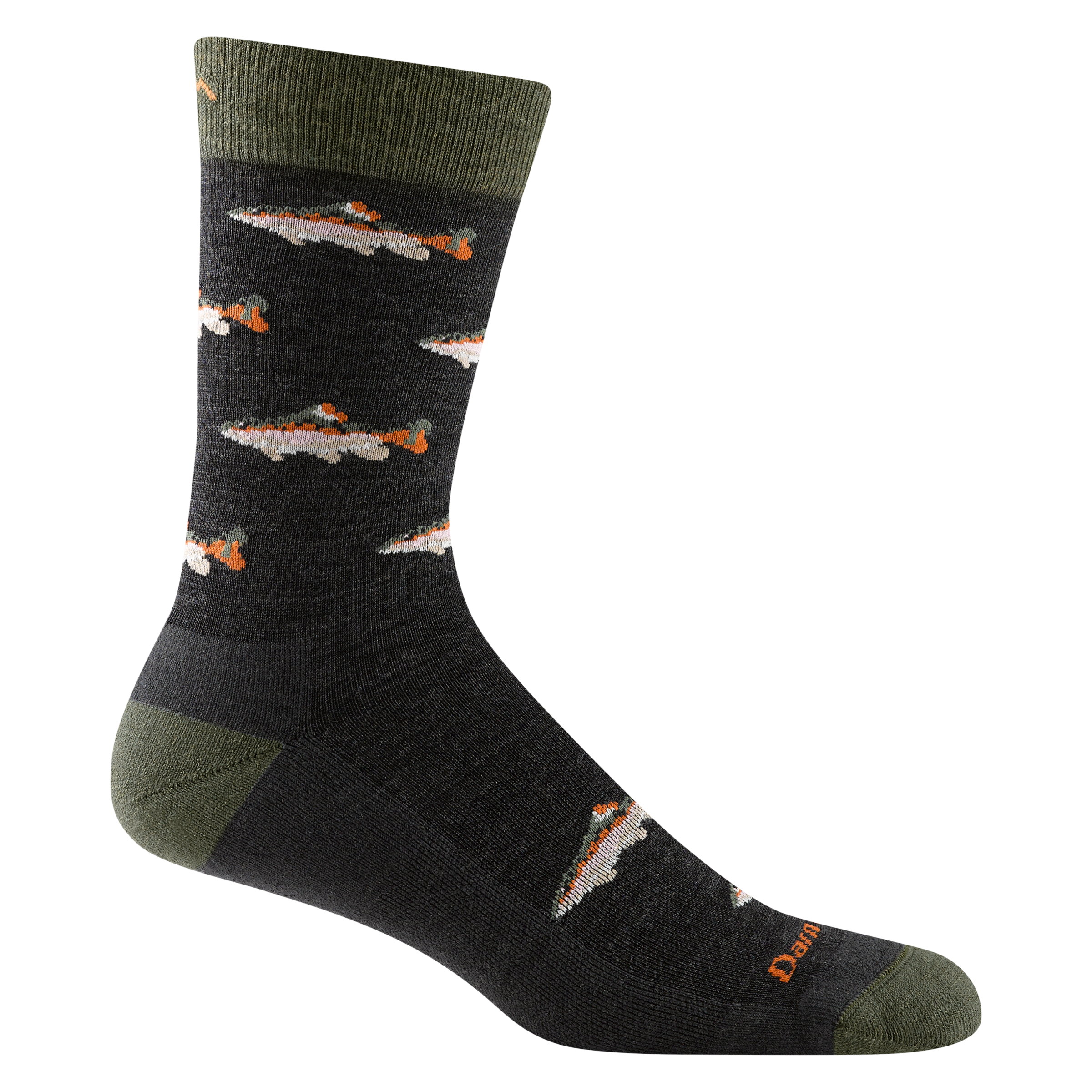 Darn Tough Socks Men's Spey Fly Crew Lightweight Lifestyle Socks - Image 2