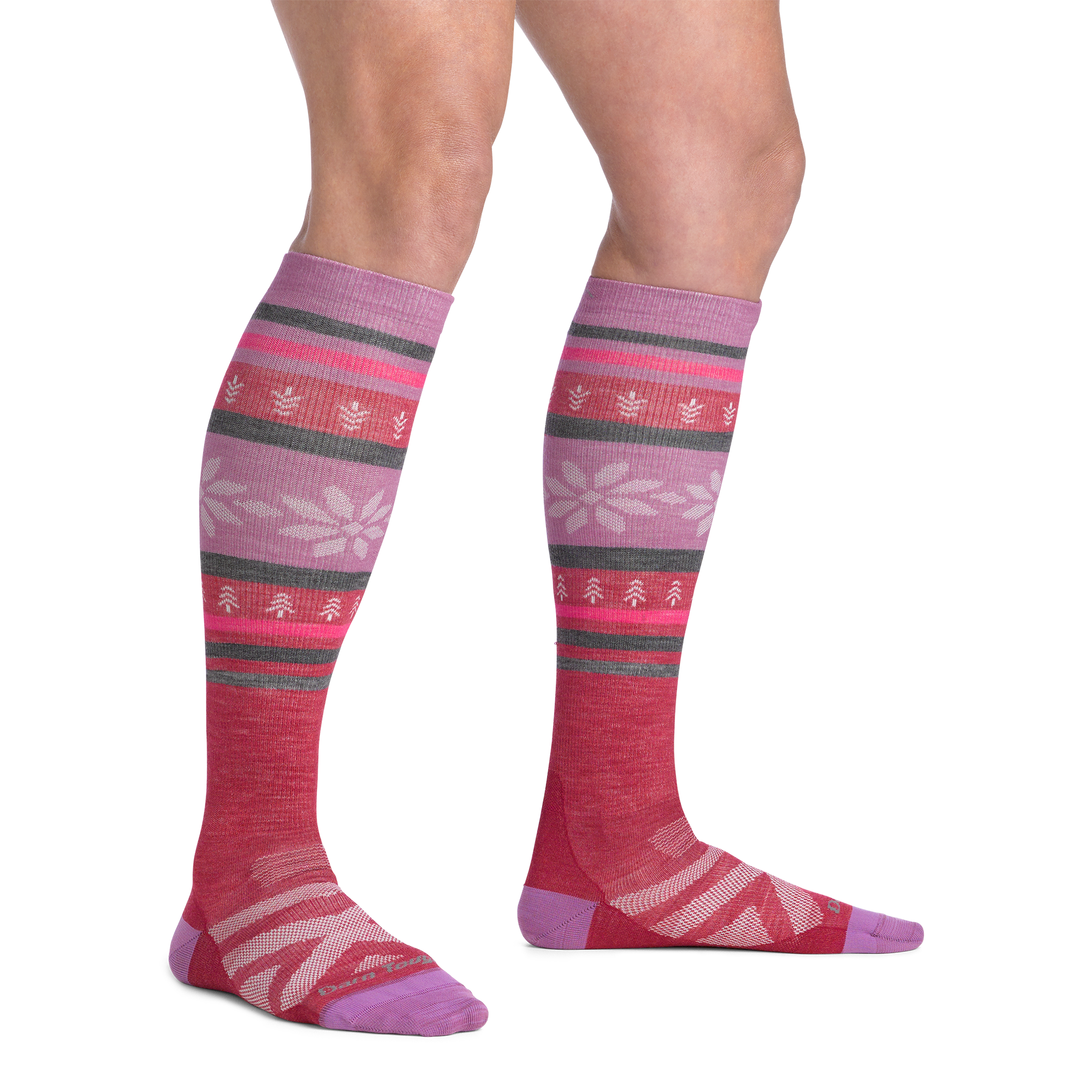Darn Tough Socks Women's Alpine Over-the-Calf Lightweight Ski & Snowboard Socks - Image 2