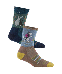 Darn Tough Socks Women's Critter Club 2-Pack Hiking Socks