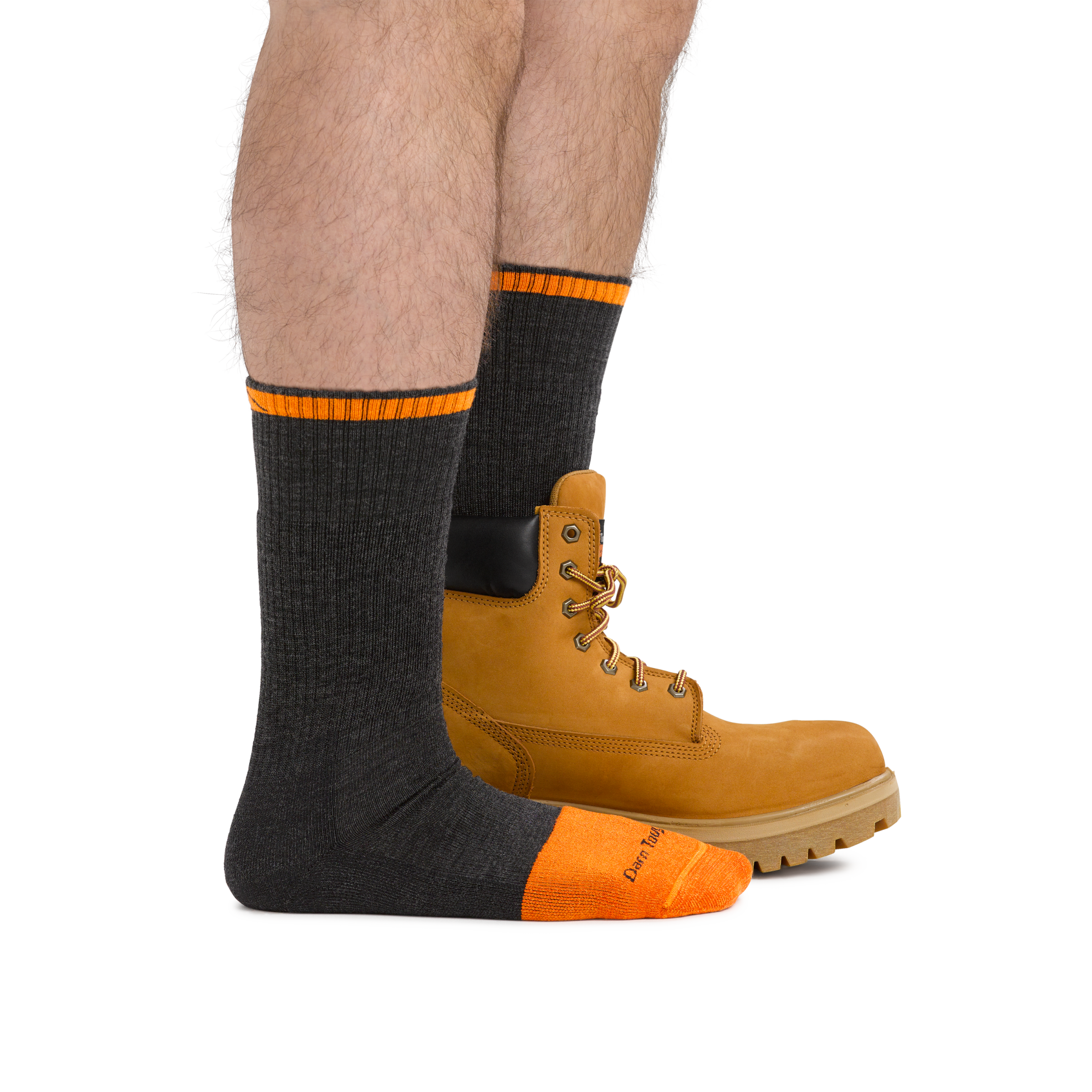 Darn Tough Socks Men's Steely Boot Midweight Work Socks - Image 4