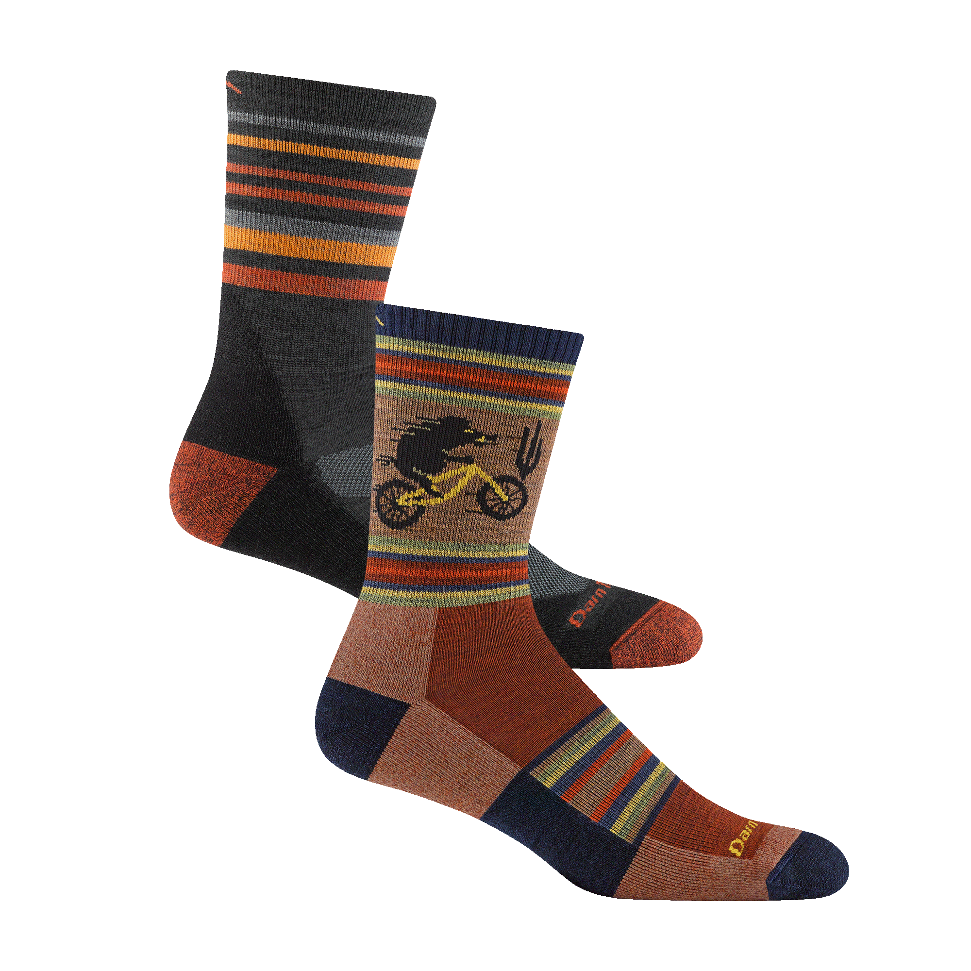 Darn Tough Socks Men's Lightweight Micro Crew Hiking 2-Pack