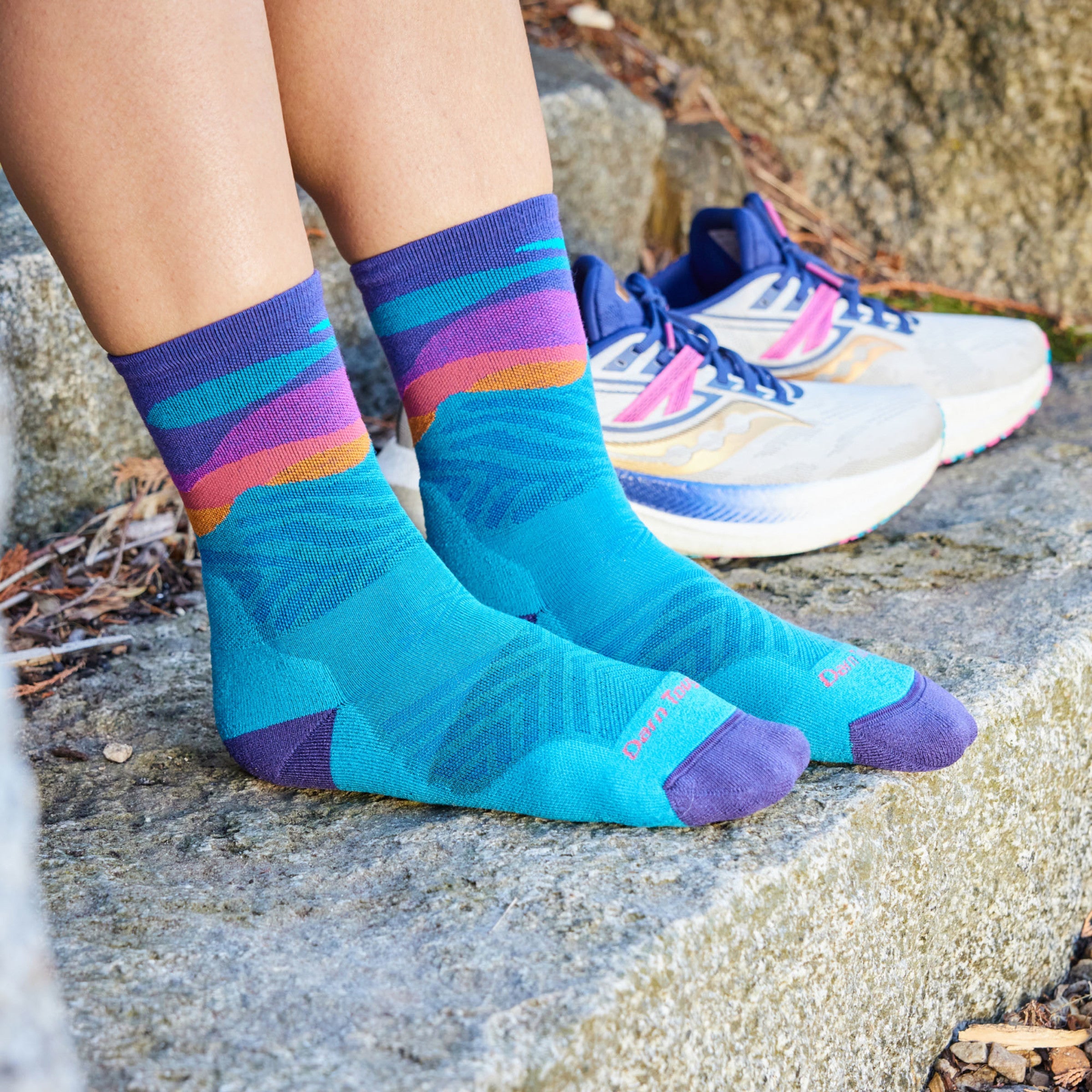 Darn Tough Socks Women's Mirnavated Micro Crew Ultra-Lightweight Running Socks - Image 4