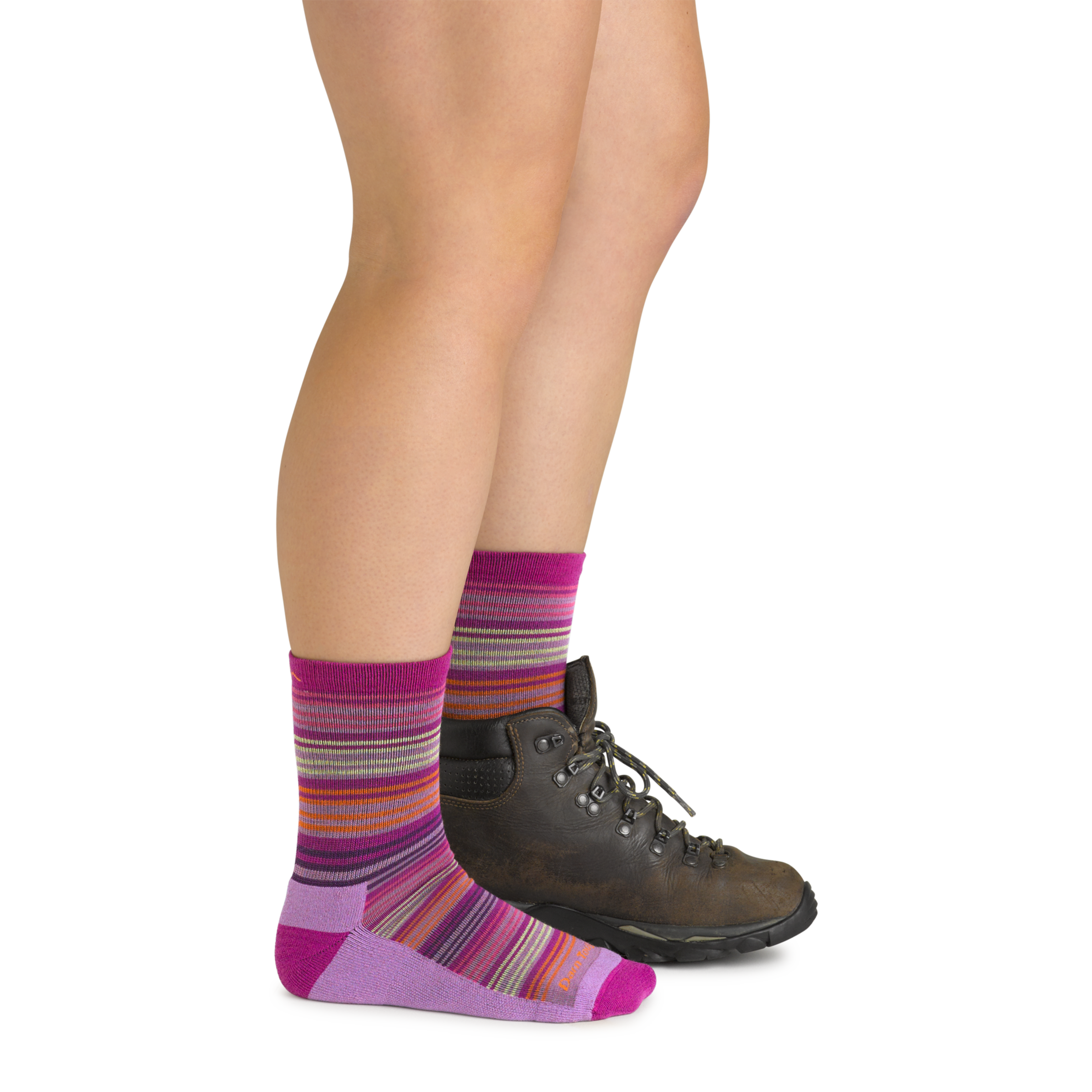 Darn Tough Socks Kids Zebra Canyon Micro Crew Lightweight Hiking Socks - Image 7