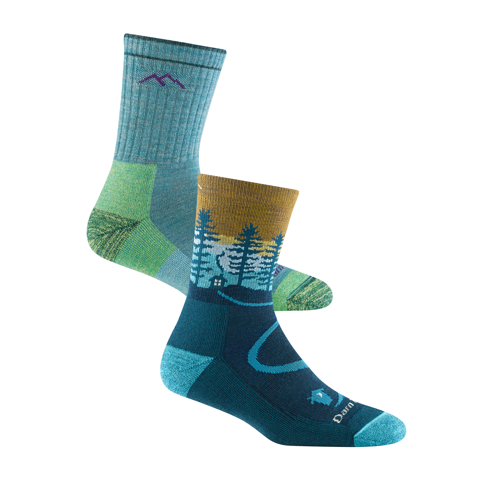Darn Tough Socks Women's Midweight Micro Crew 2-Pack - Image 2