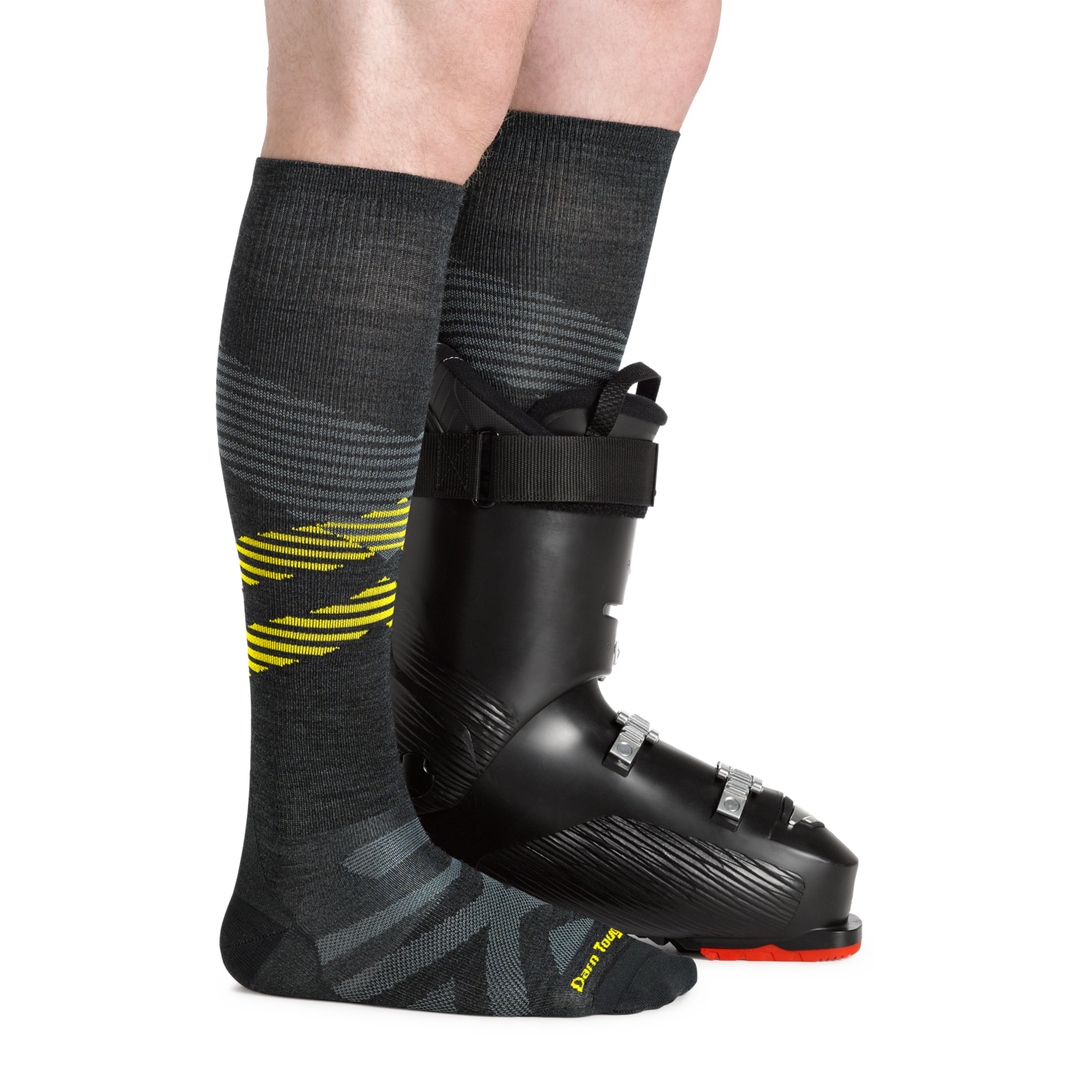 Darn Tough Socks Men's Pennant RFL Over-the-Calf Ultra-Lightweight Ski & Snowboard Socks - Image 7