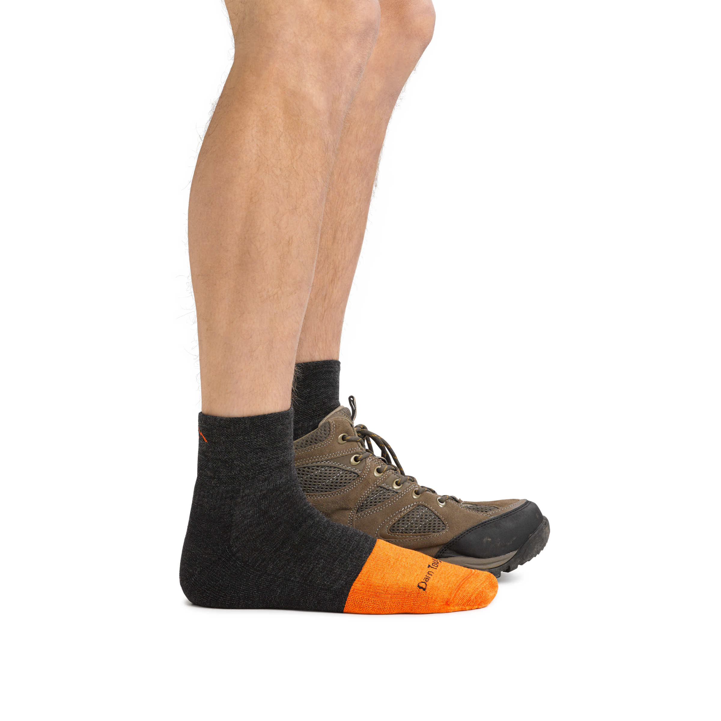 Darn Tough Socks Men's Steely Quarter Midweight Work Sock - Image 3
