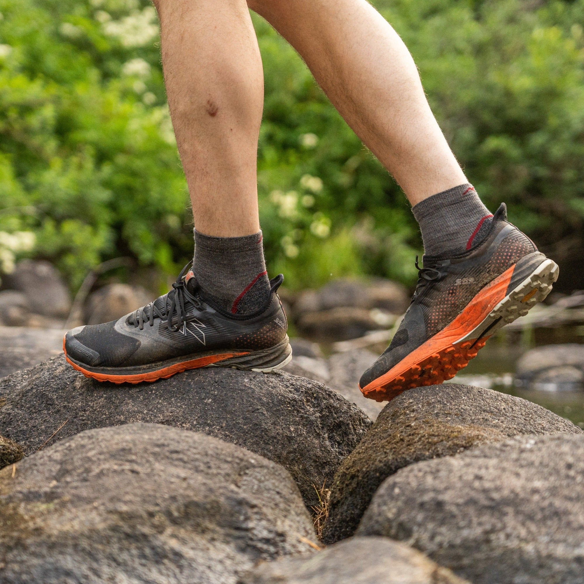 Darn Tough Socks Men's and Women's Hiker 1/4 Sock 2-Pack - Image 3