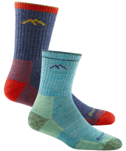 Alternative view of Darn Tough Socks Men's and Women's Hiker Micro Crew 2-Pack Hiking Socks