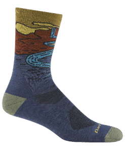 Alternative view of Darn Tough Socks Men's Chasing Waterfalls Micro Crew Lightweight Hiking Socks