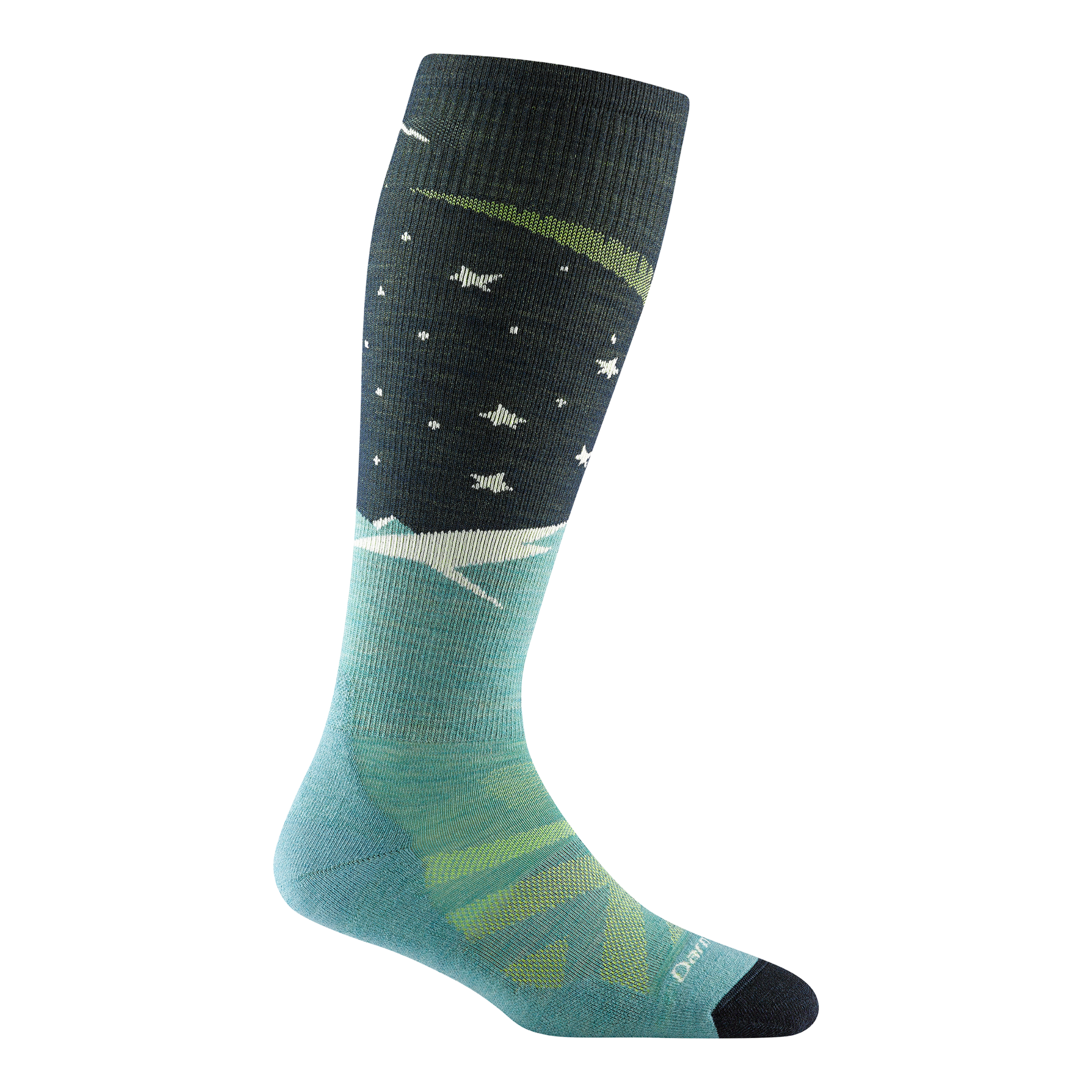 Darn Tough Socks Women's Aurora Over-the-Calf Lightweight Ski & Snowboard Socks - Image 8
