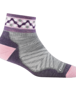 Darn Tough Socks Women's Throwback Quarter  Ultra-Lightweight Running Sock-Last Chance