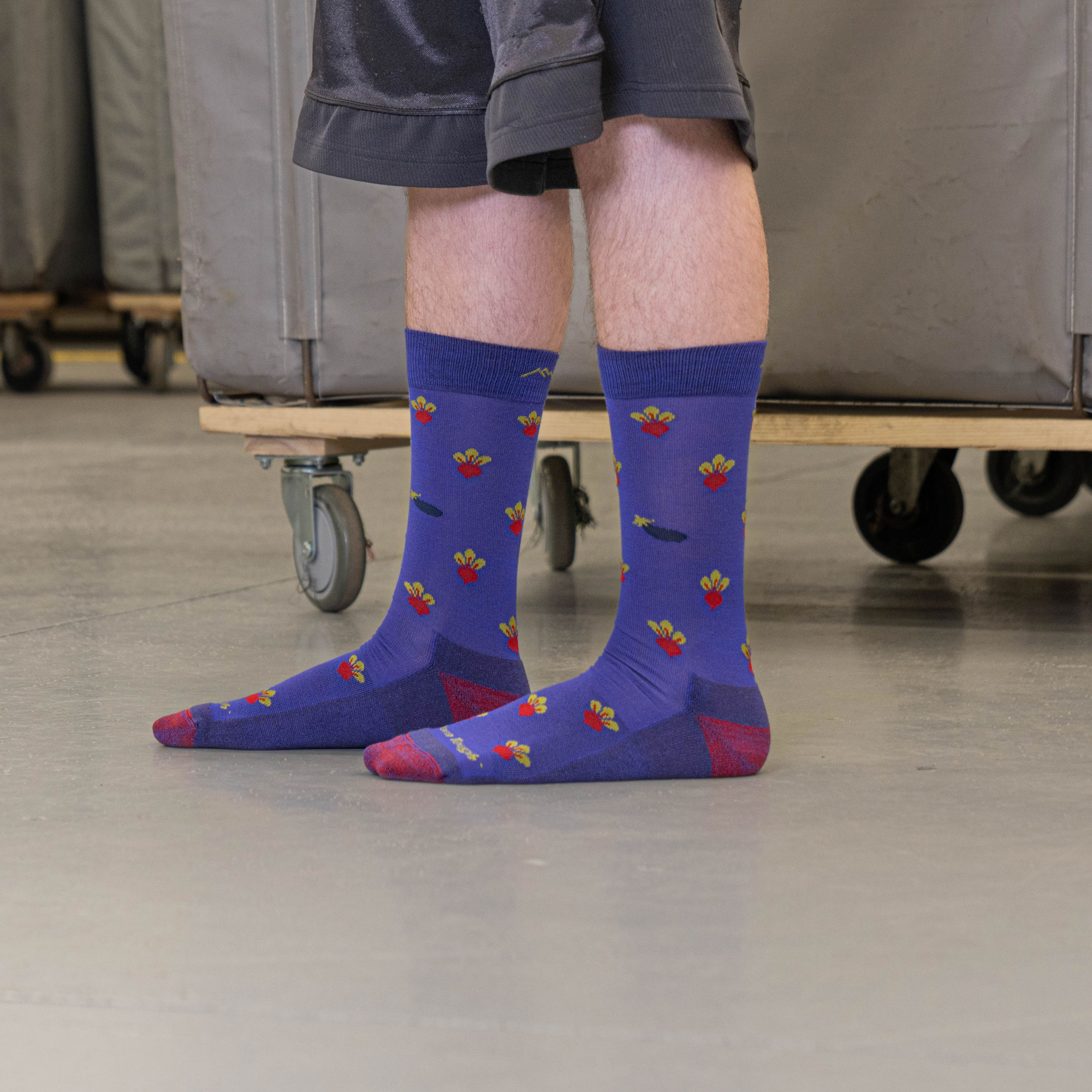 Darn Tough Socks Men's Beets Crew Lightweight Lifestyle Sock - Image 7