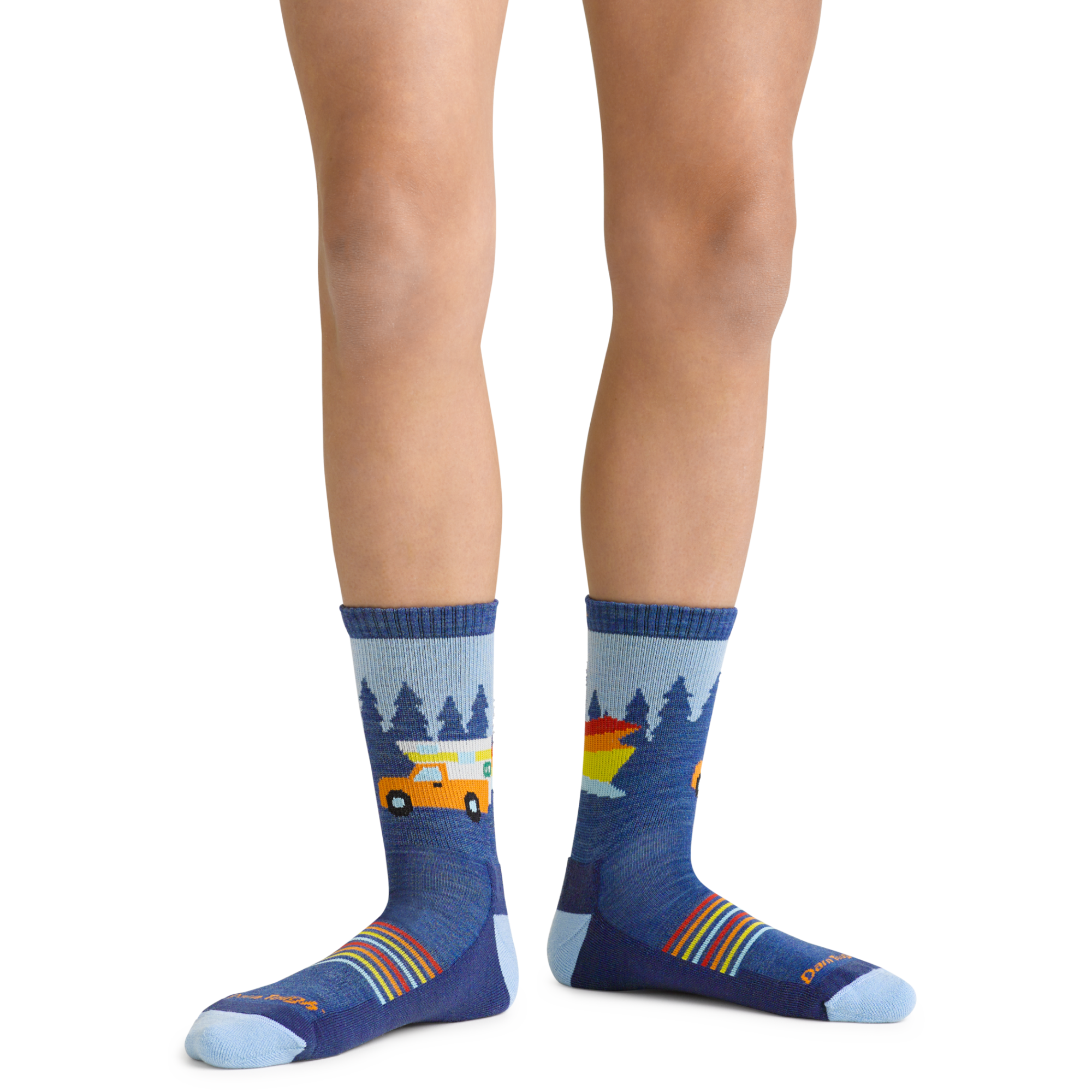 Darn Tough Socks Kids Van Wild Micro Crew Lightweight Hiking Socks - Image 6