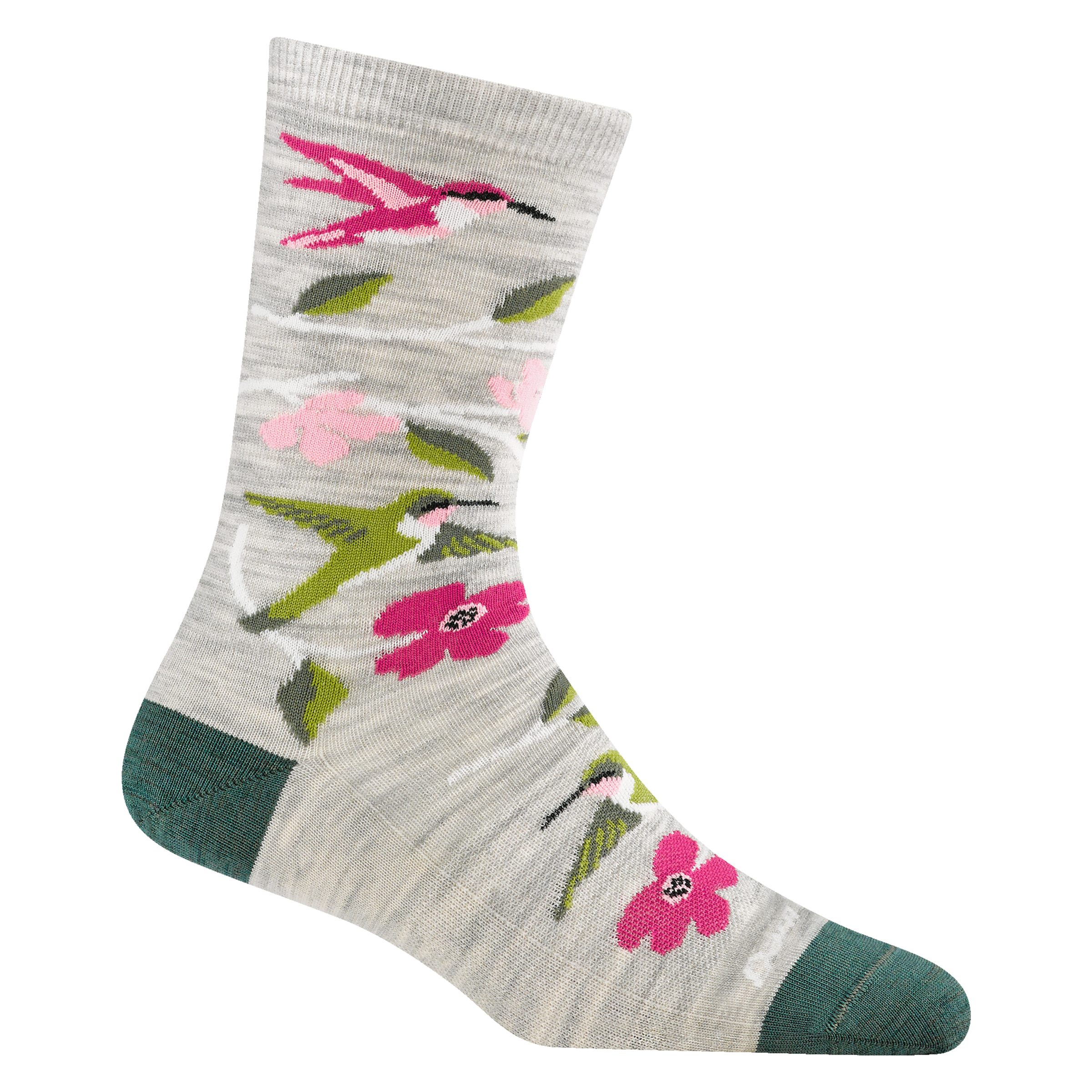 Darn Tough Socks Women's Birds Of A Feather Crew Lightweight Lifestyle Socks