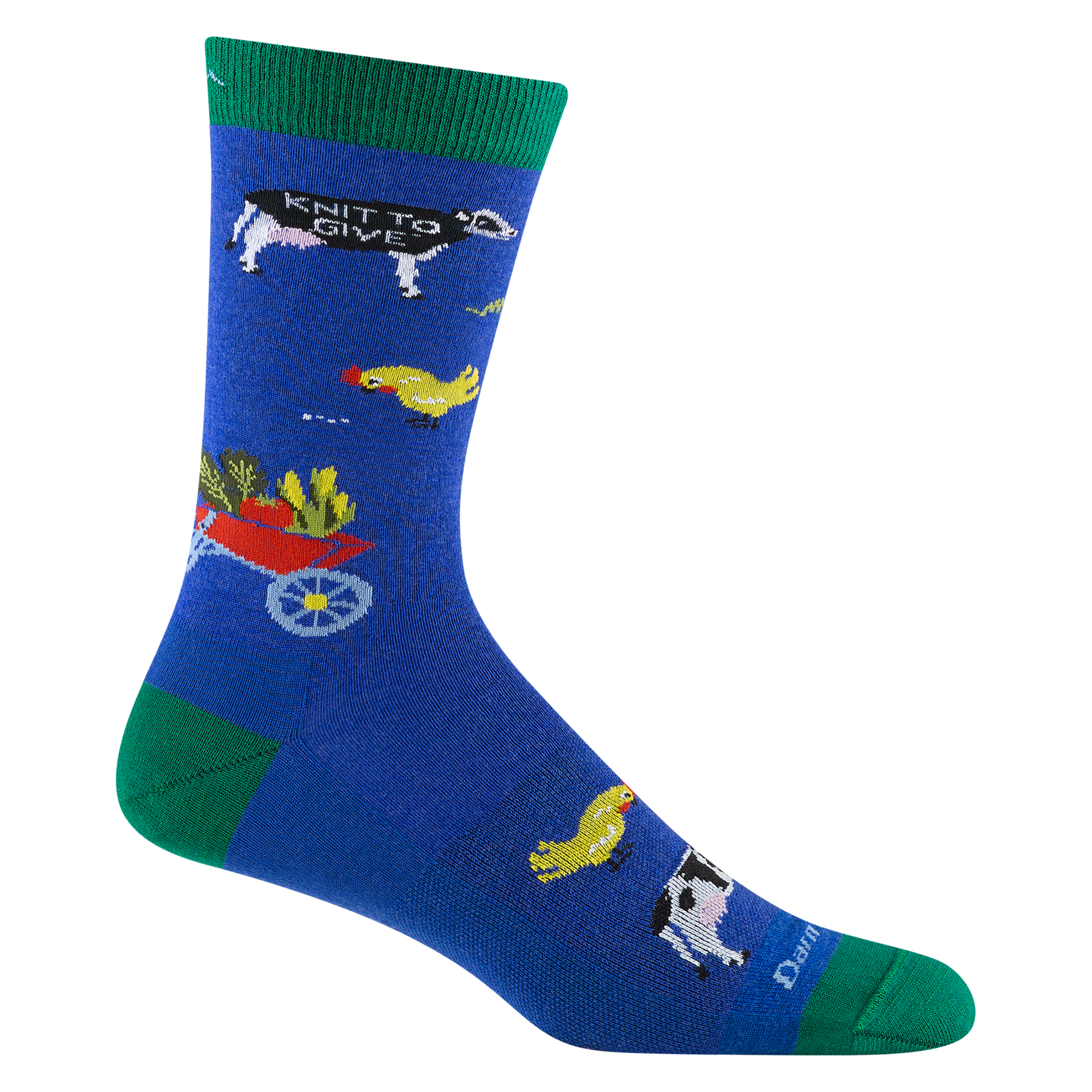 Darn Tough Socks Barnyard Crew Lightweight Lifestyle Sock