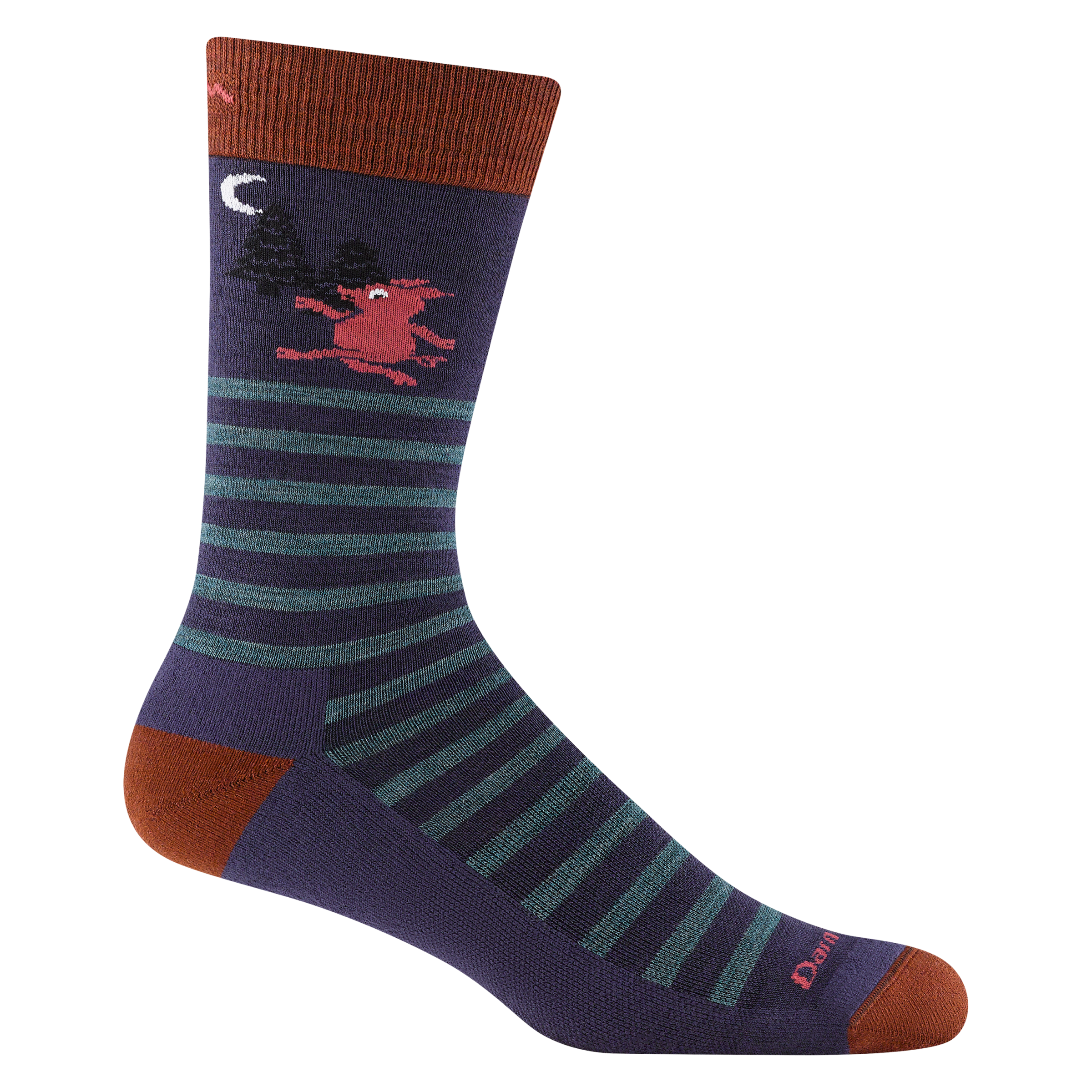 Darn Tough Socks Men's Wild Life Crew Lightweight Lifestyle Socks - Image 6