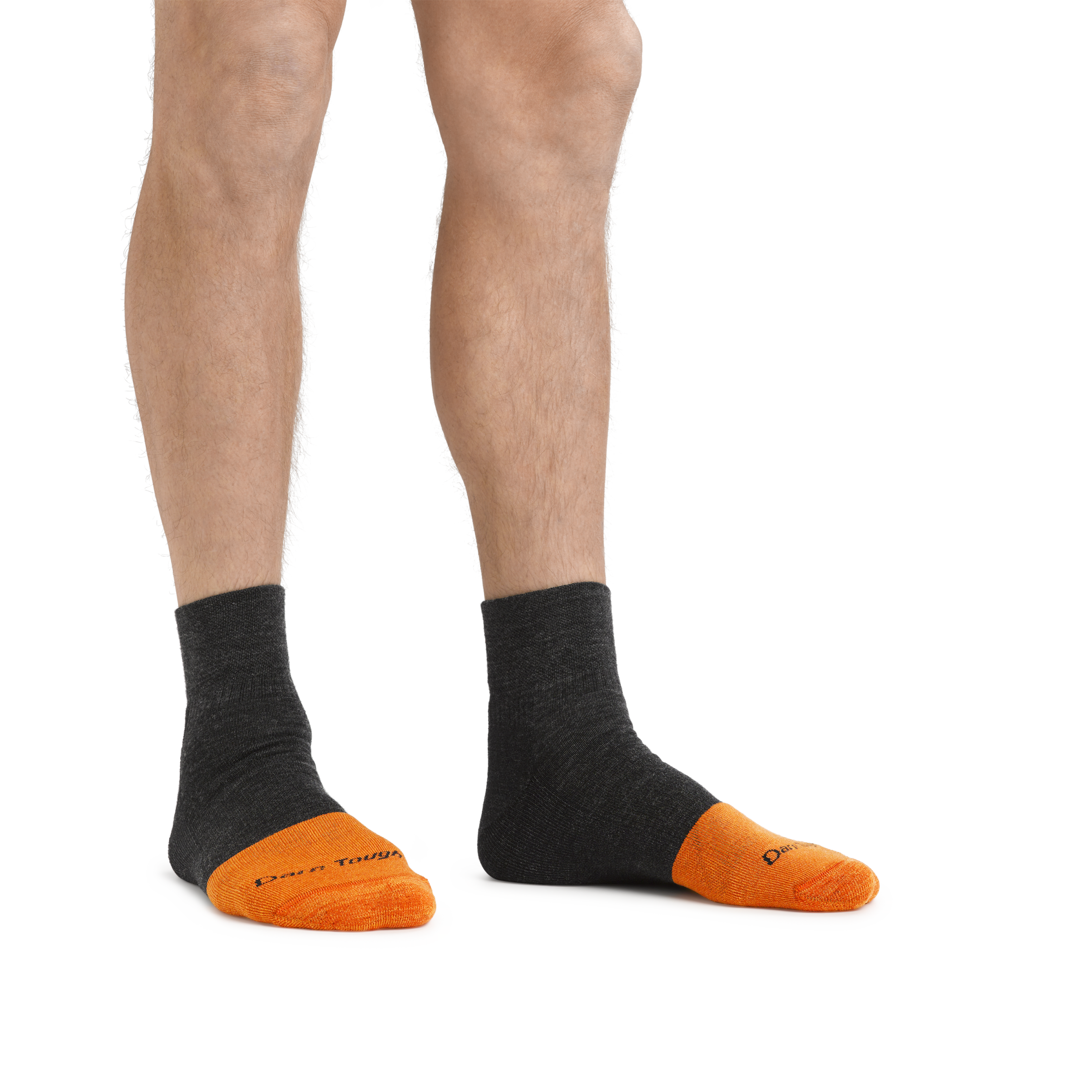 Darn Tough Socks Men's Steely Quarter Midweight Work Sock - Image 2