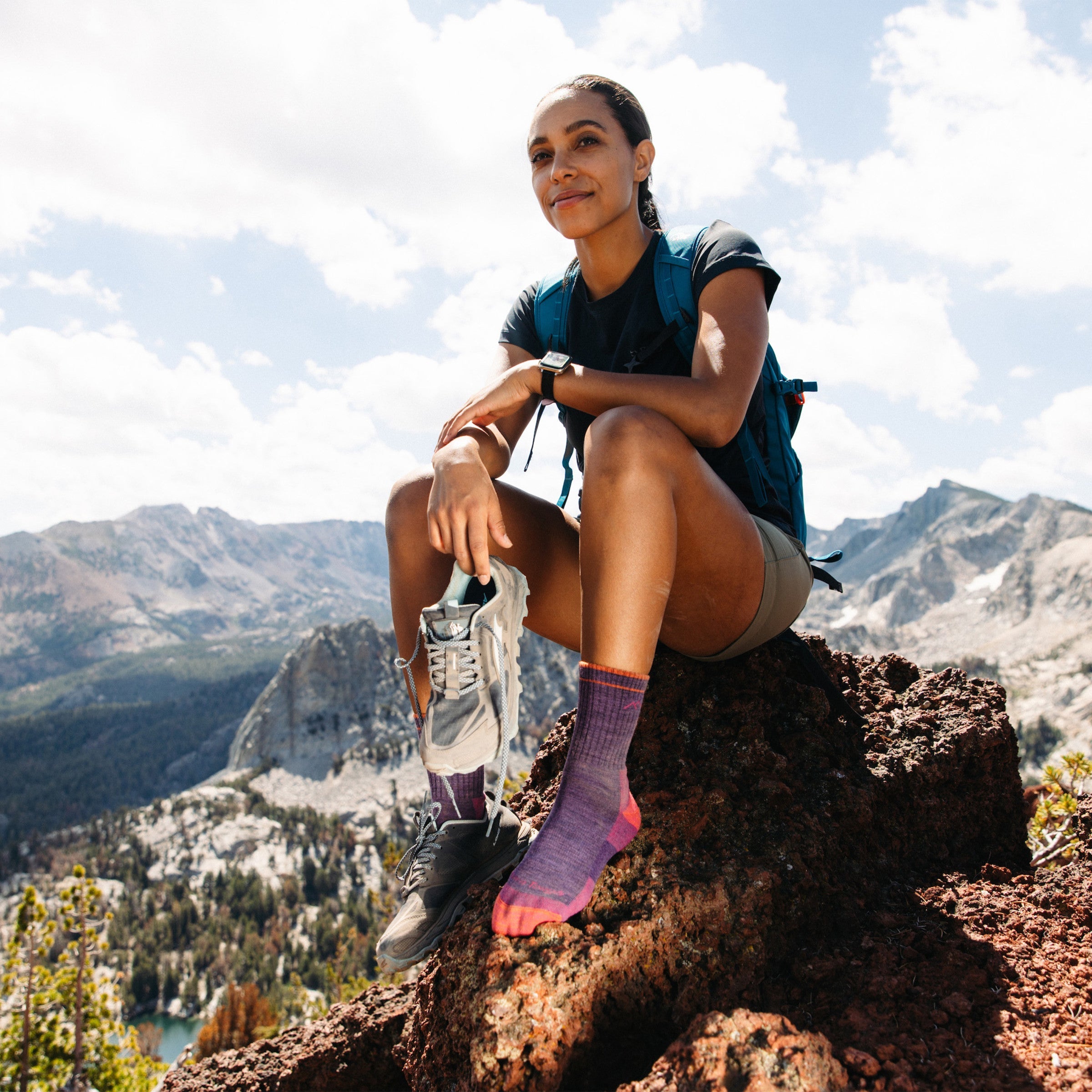 Darn Tough Socks Women's Hiker Micro Crew Midweight Hiking Socks - Image 17