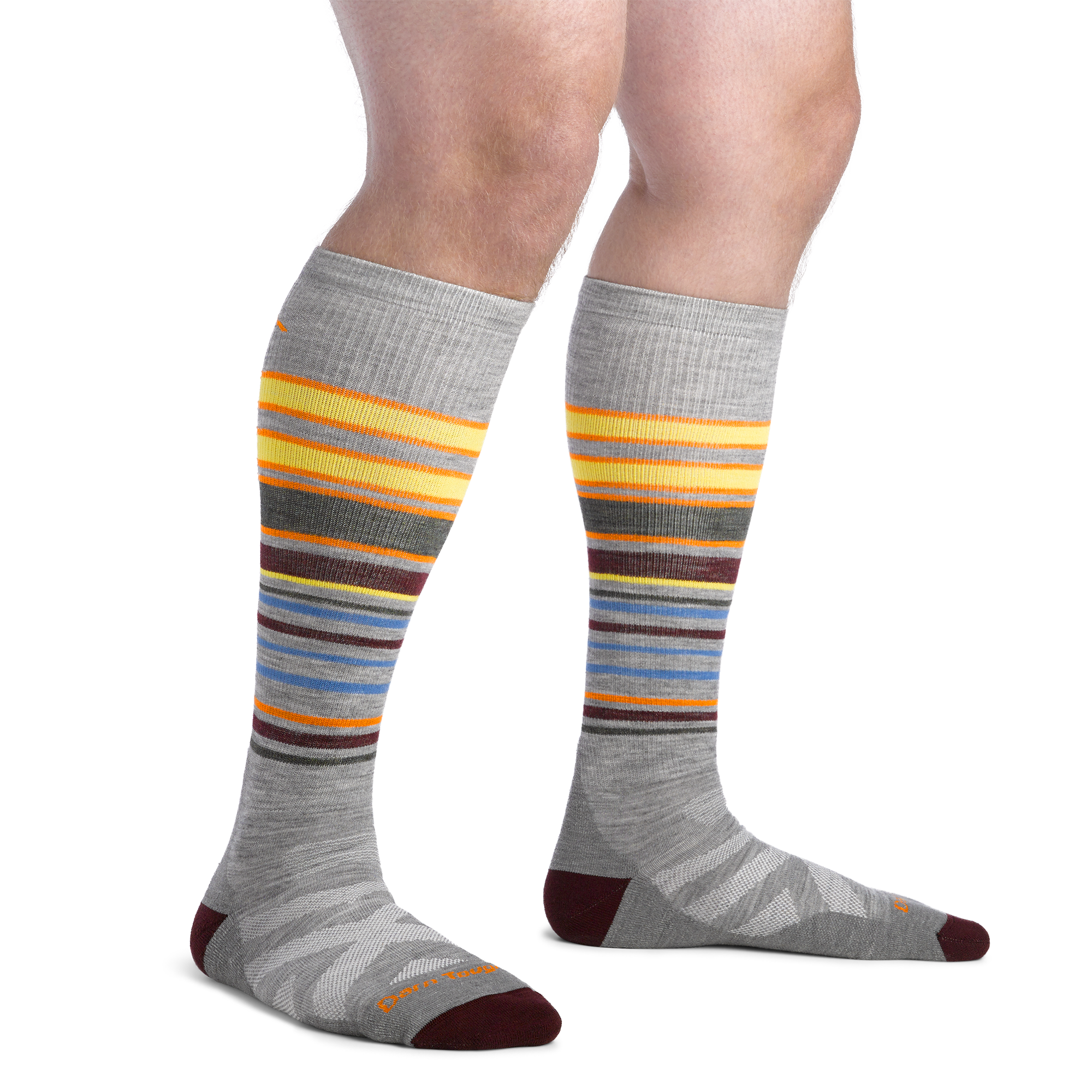 Darn Tough Socks Men's Snowpack Over-the-Calf Midweight Ski & Snowboard Socks - Image 9