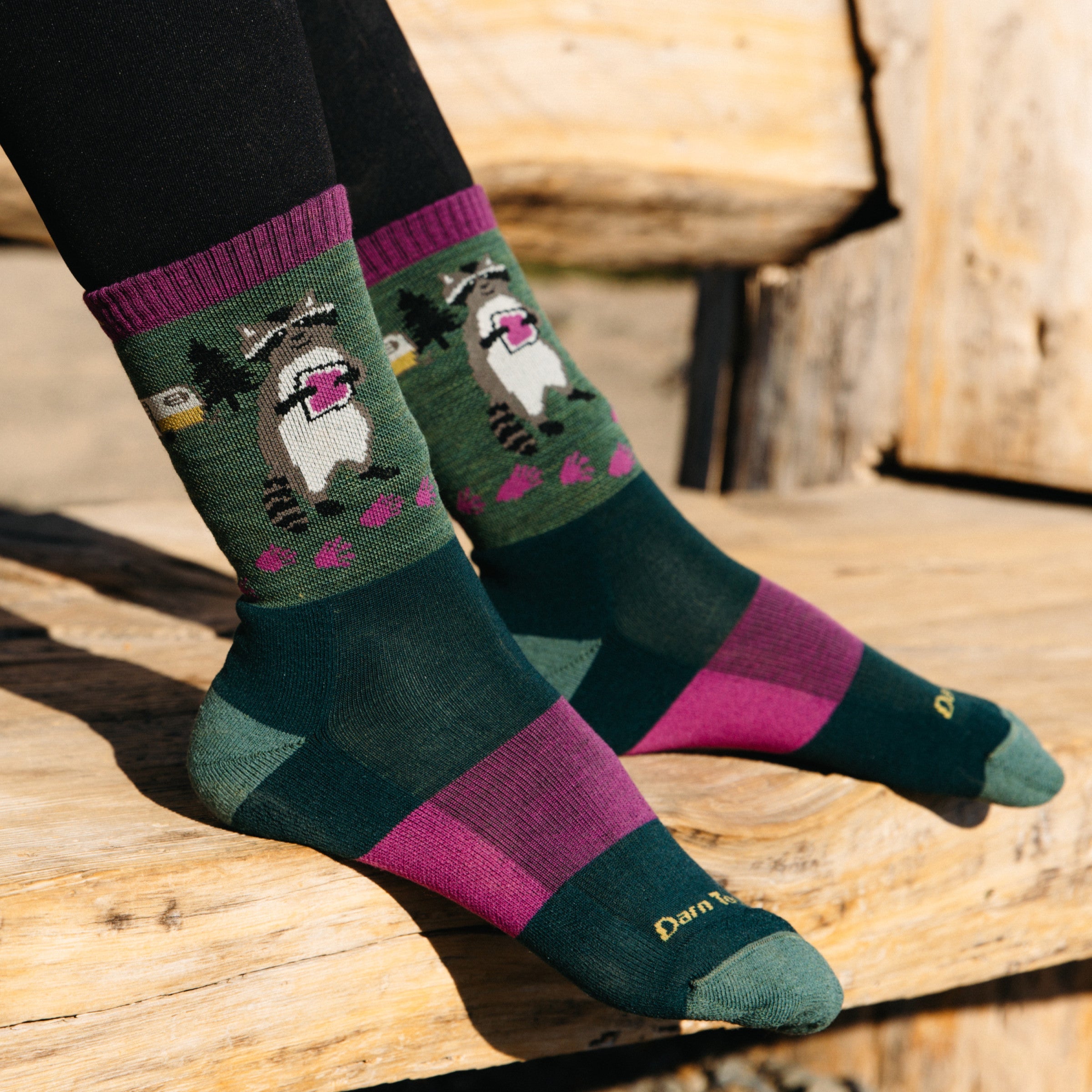 Darn Tough Socks Women's Critter Club Micro Crew Lightweight Hiking Socks - Image 8