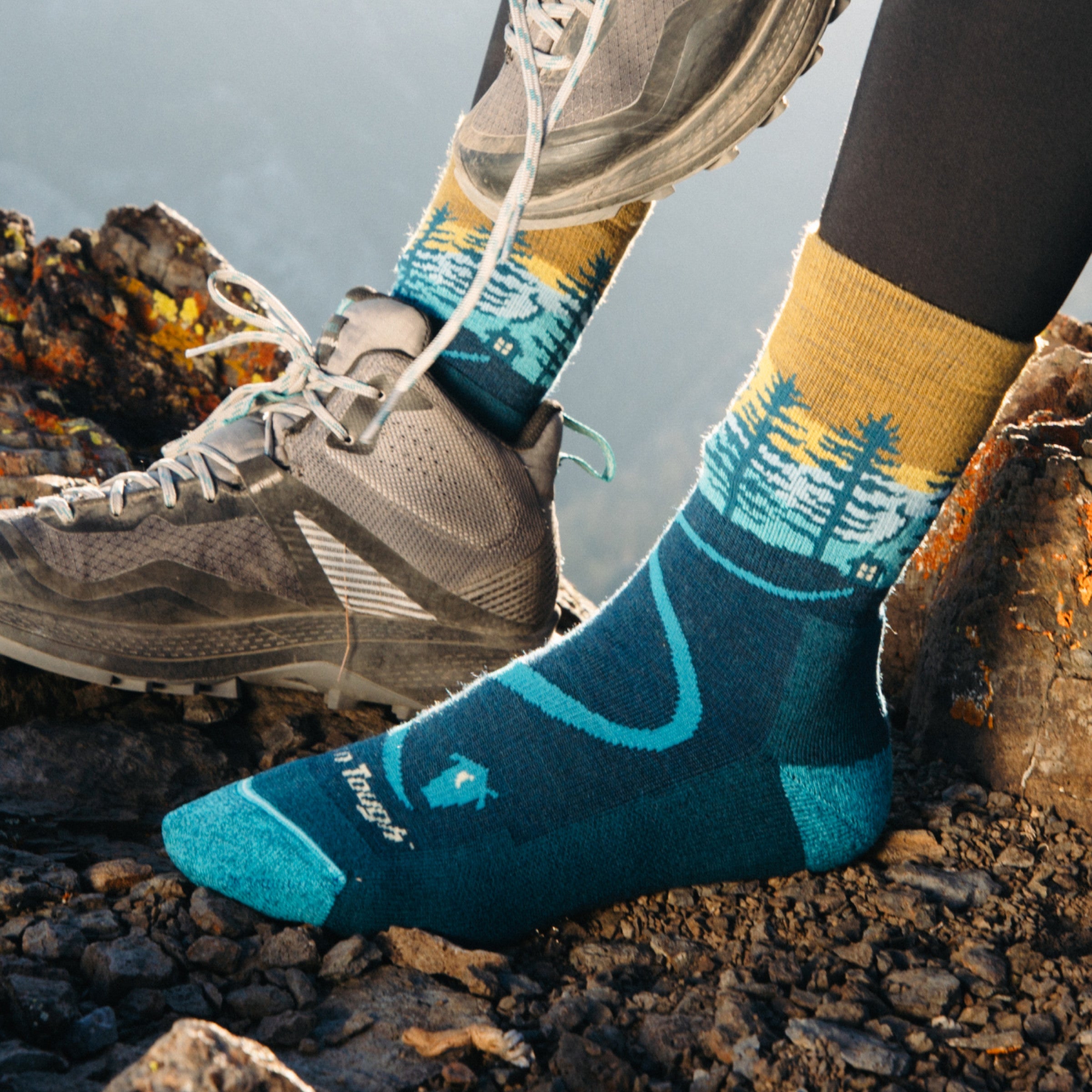 Darn Tough Socks Women's Northwoods Micro Crew Midweight Hiking Socks - Image 4
