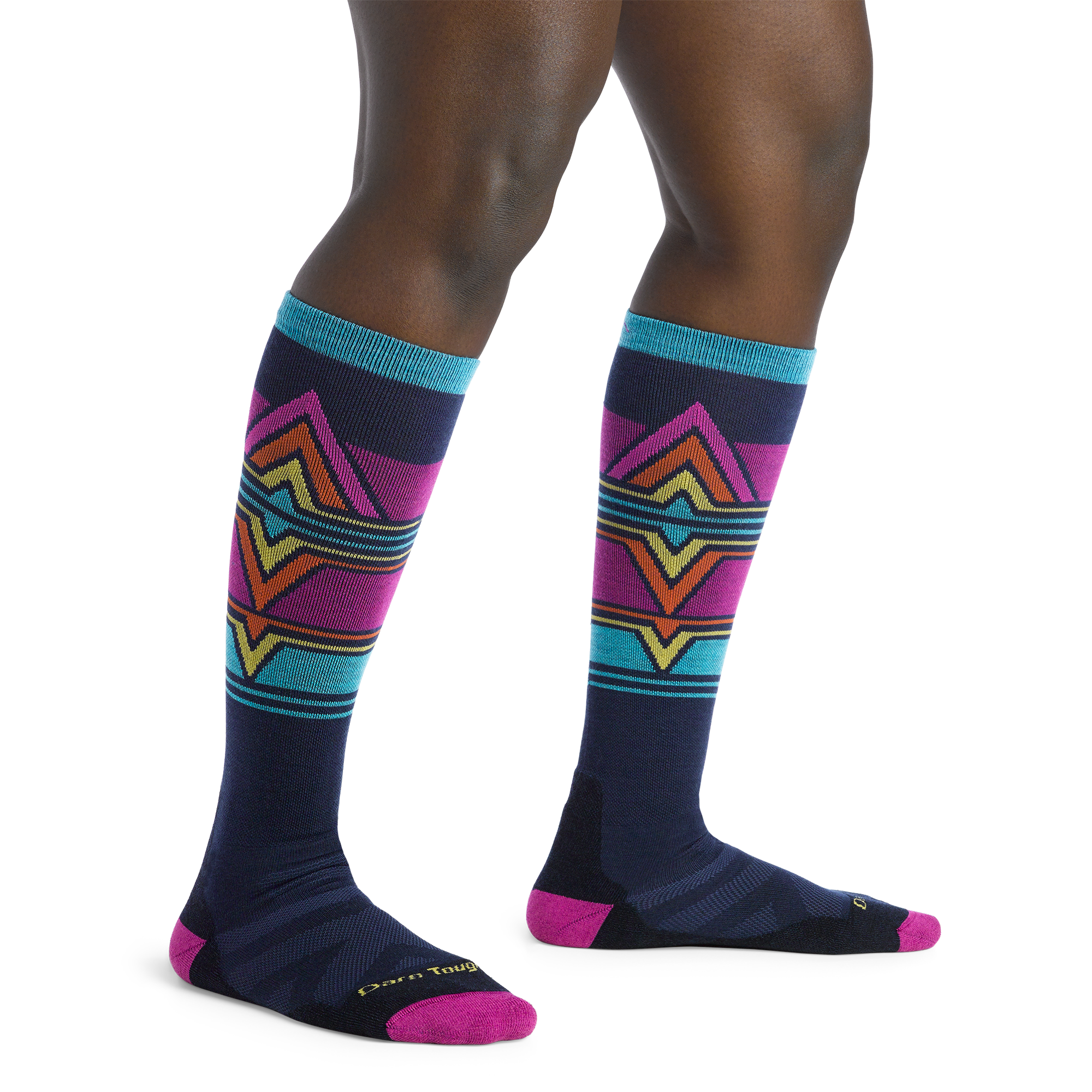 Darn Tough Socks Women's Echo Over-the-Calf Midweight Ski & Snowboard Socks - Image 4