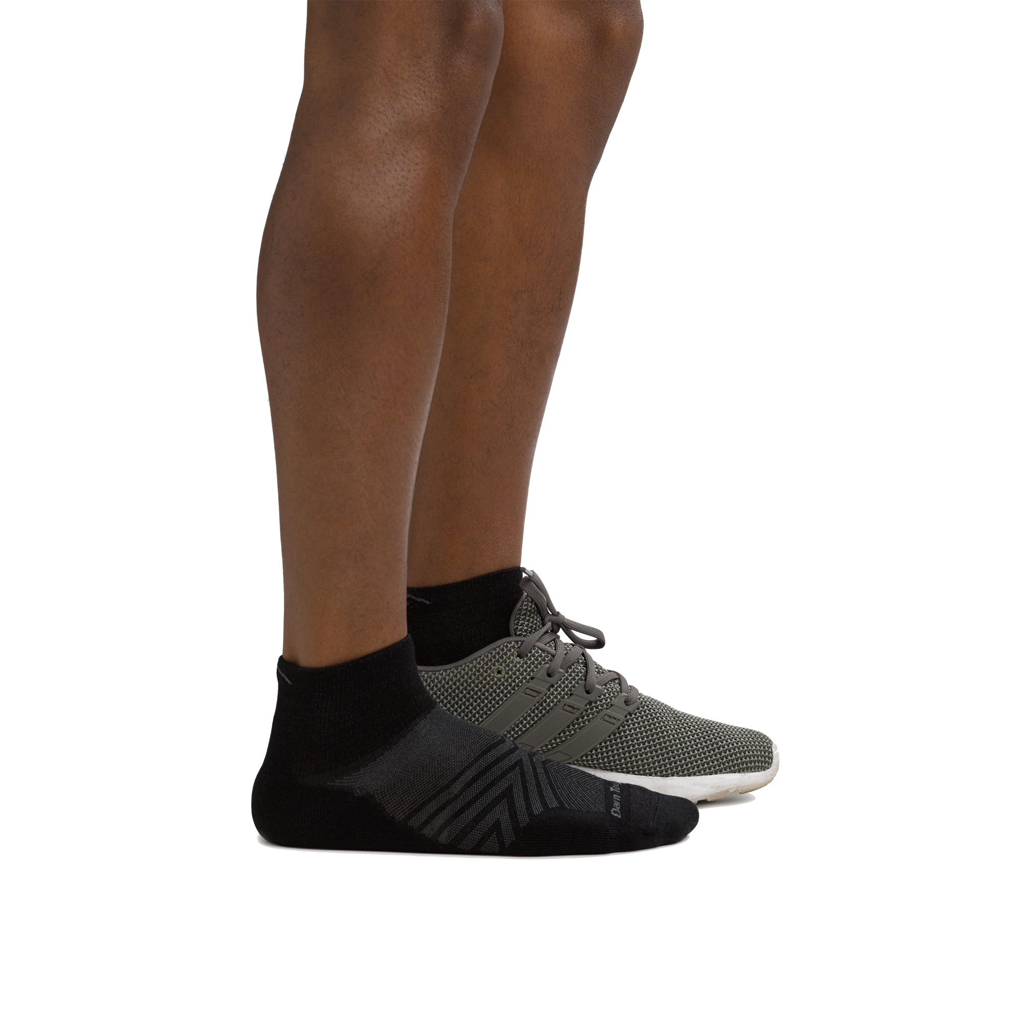 Darn Tough Socks Men's Coolmax® Run Quarter 2-Pack - Image 6