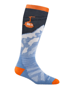 Alternative view of Darn Tough Socks Kids Little Yeti Over-the-Calf Midweight Ski & Snowboard Socks