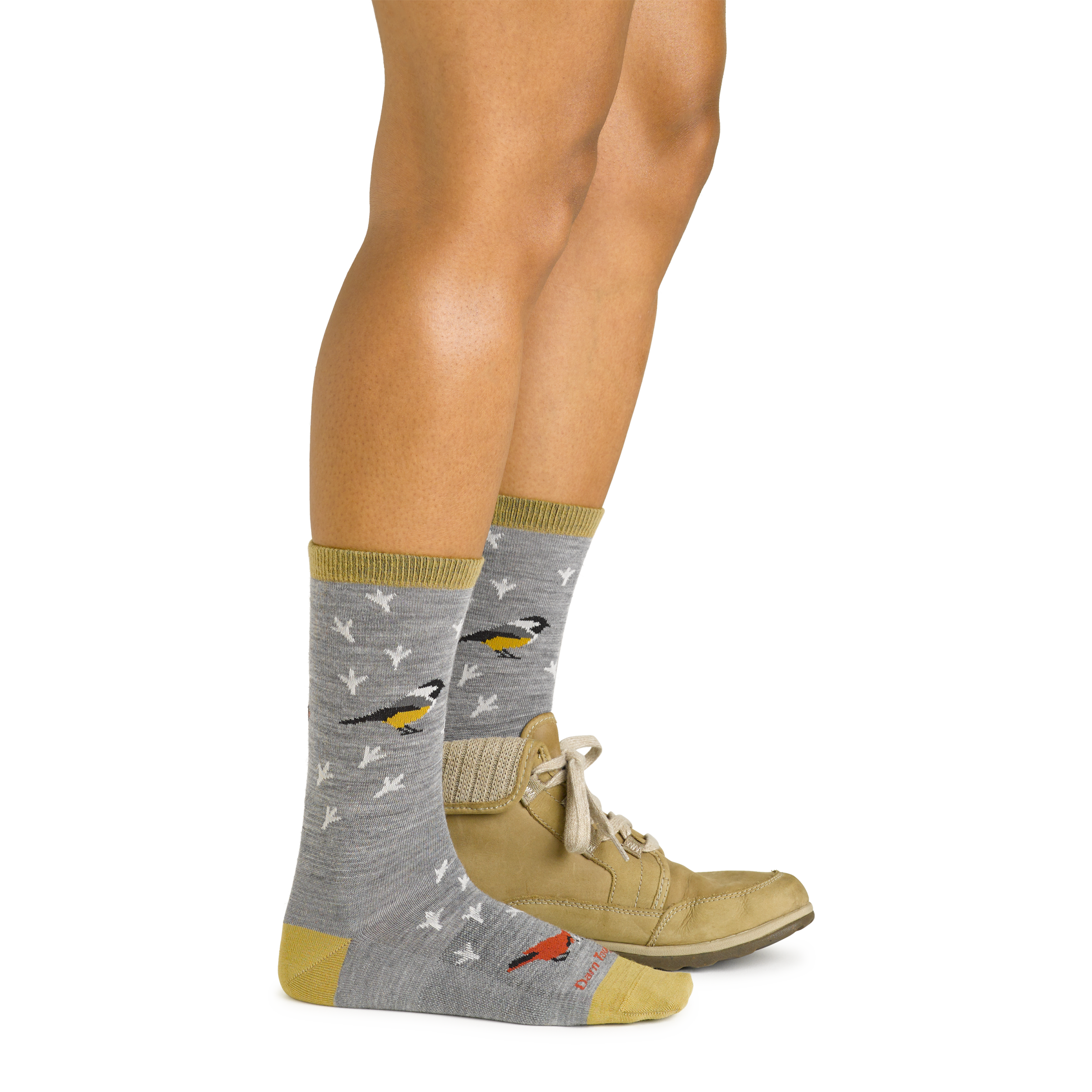 Darn Tough Socks Women's Twitterpated Crew Lightweight Lifestyle Sock-Last Chance - Image 5