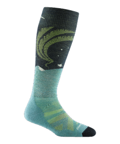 Darn Tough Socks Women's Aurora Over-the-Calf Lightweight Ski & Snowboard Socks
