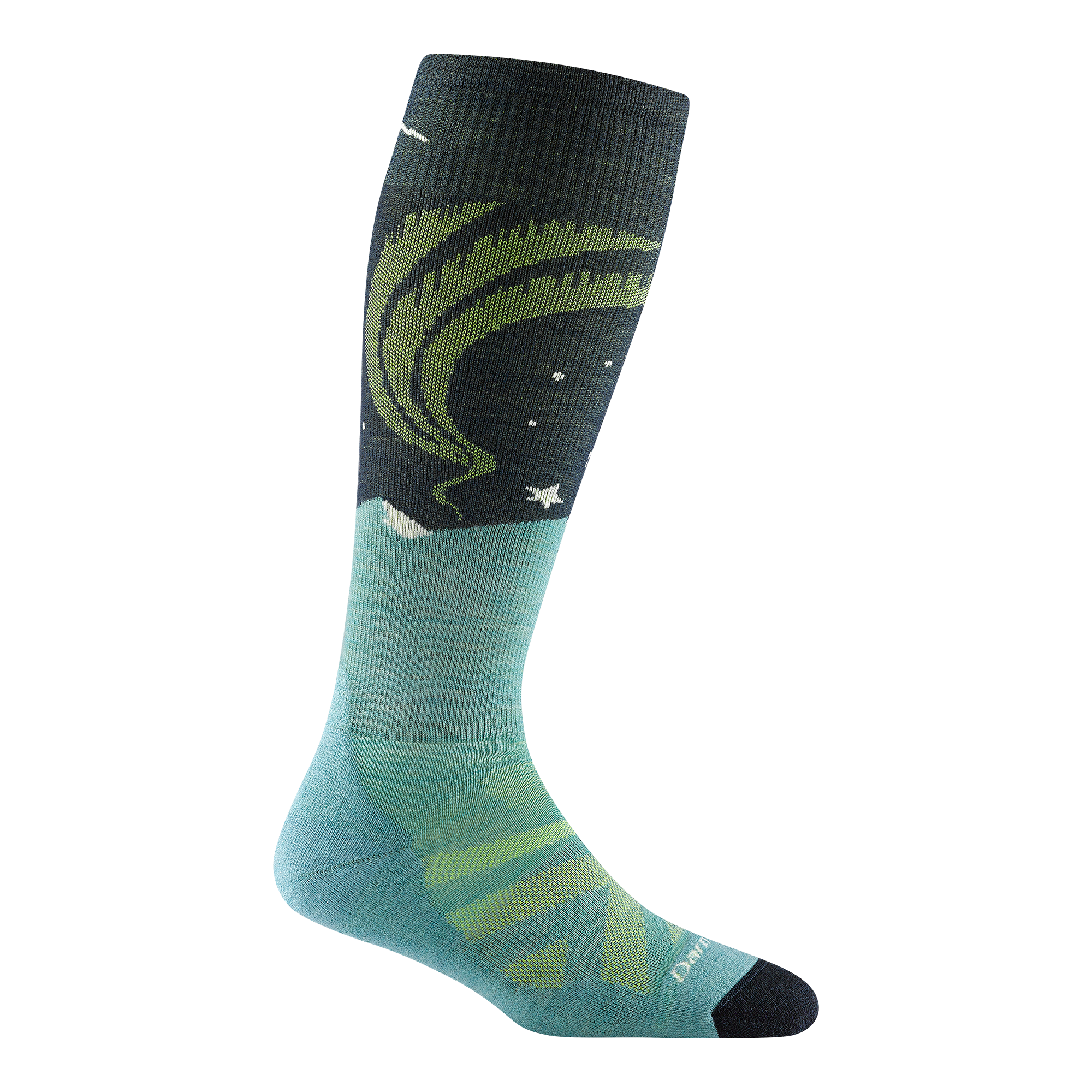 Darn Tough Socks Women's Aurora Over-the-Calf Lightweight Ski & Snowboard Socks