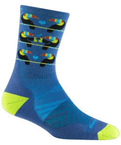 Darn Tough Socks Women's Toco Loco Micro Crew  Ultra-Lightweight Running Sock-Last Chance