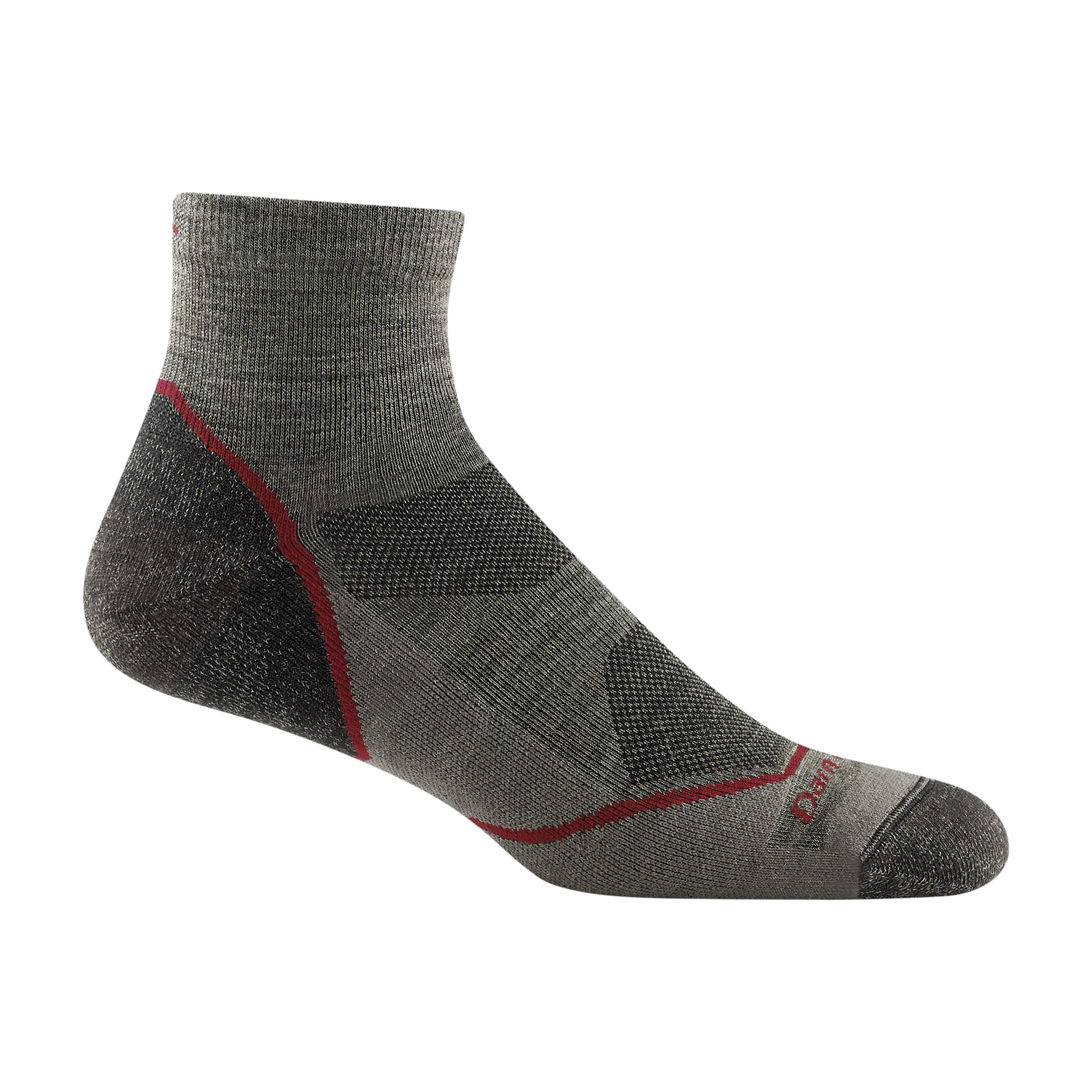Darn Tough Socks Men's Light Hiker Quarter Lightweight Hiking Socks - Image 7