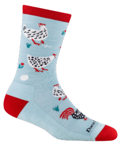 Darn Tough Socks Women's Mother Clucker Crew Lightweight Lifestyle Socks