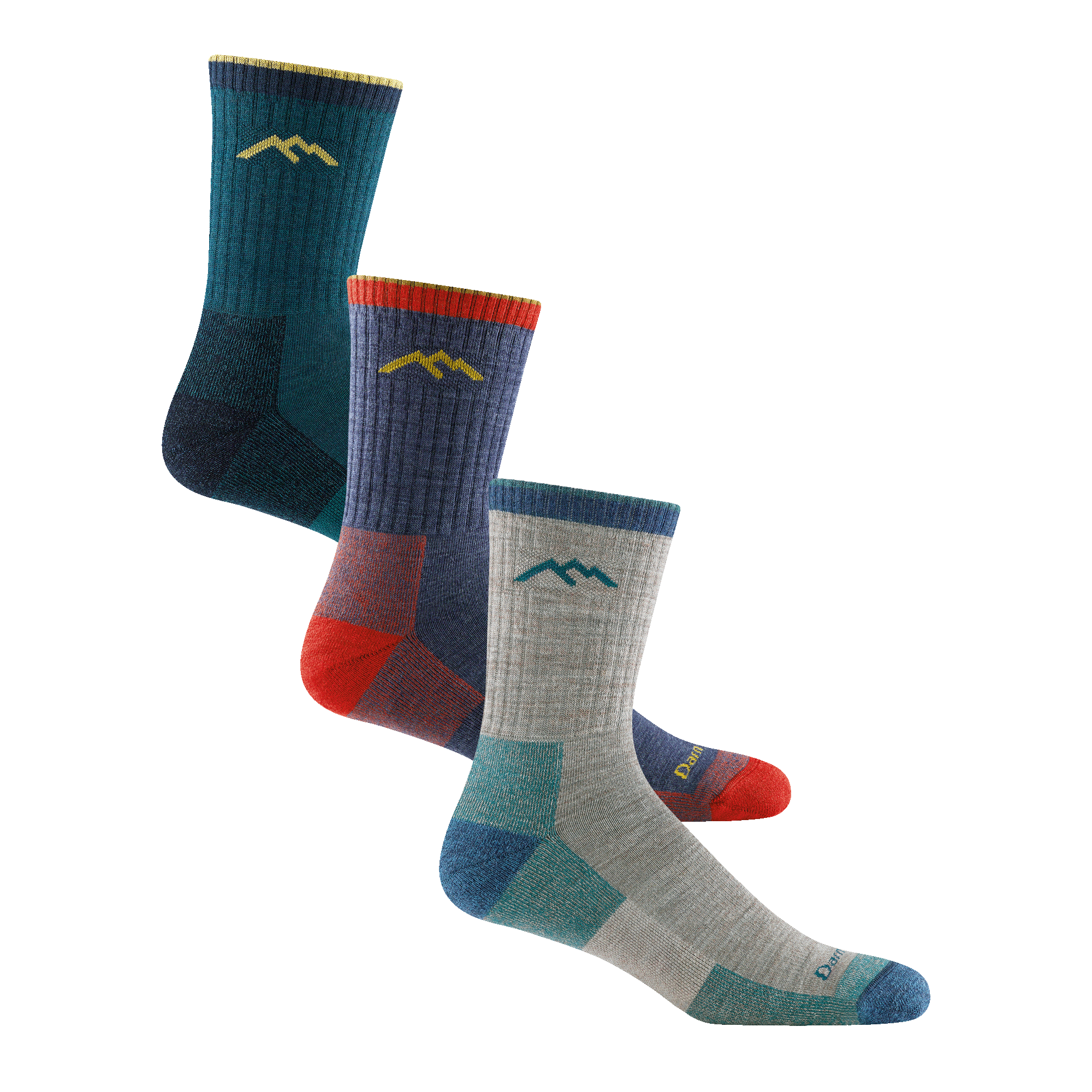 Darn Tough Socks Men's Hiker Micro Crew 3-Pack - Image 8