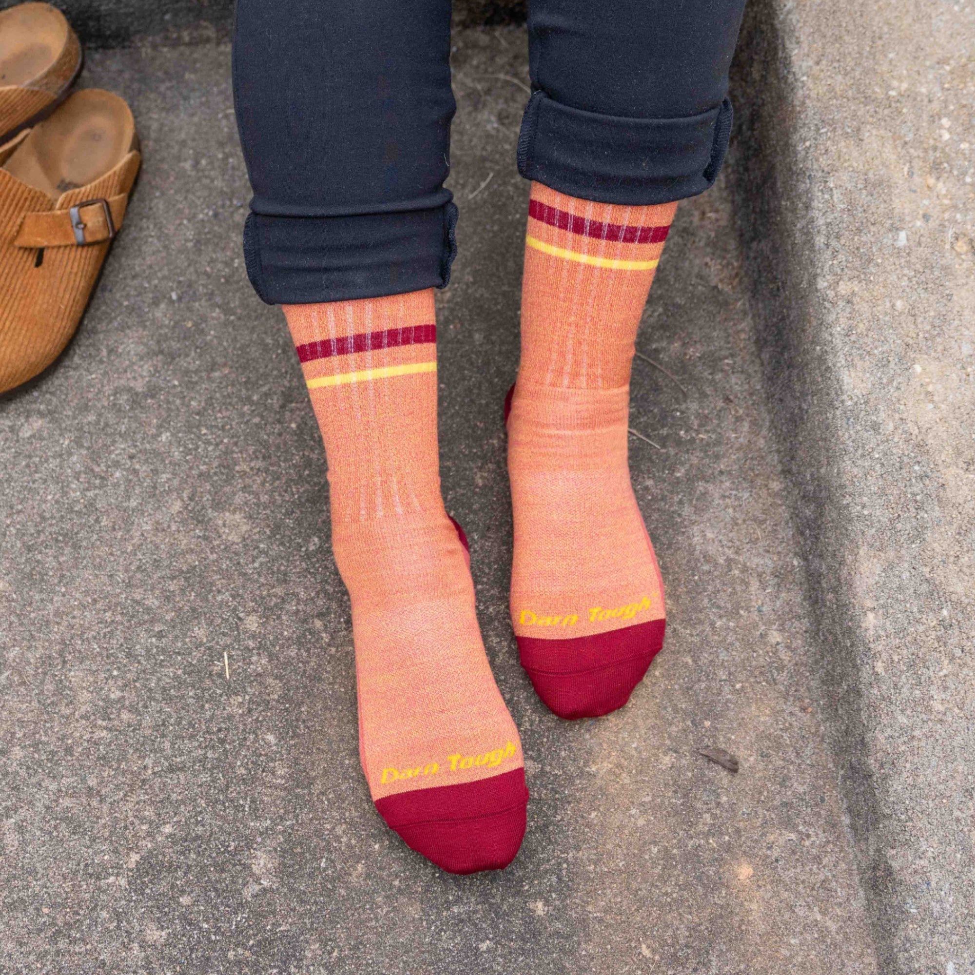 Darn Tough Socks Women's Limited Edition Letterman Crew Lightweight Lifestyle Sock - Image 2