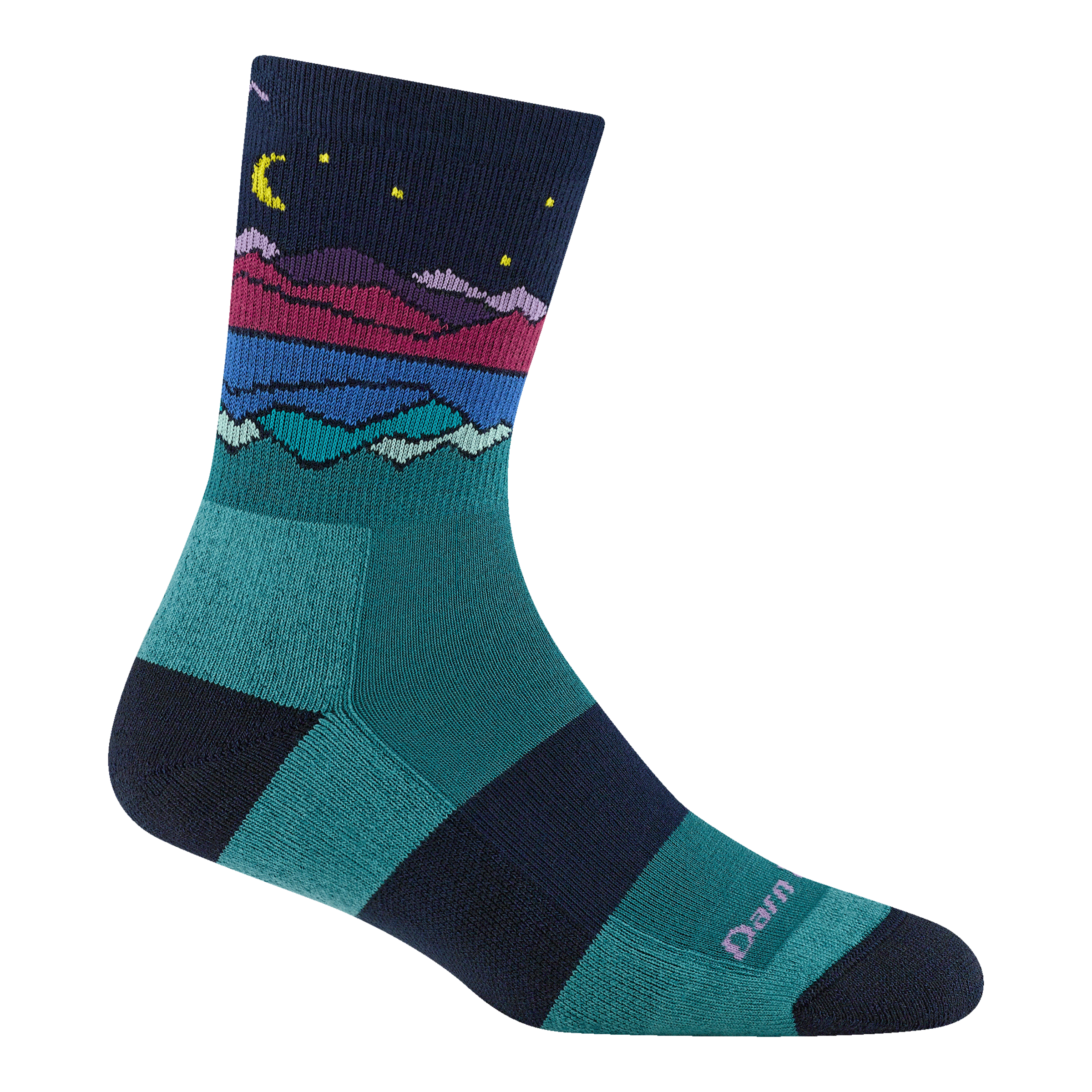 Darn Tough Socks Women's Mirror Lake Micro Crew Midweight Hiking Socks