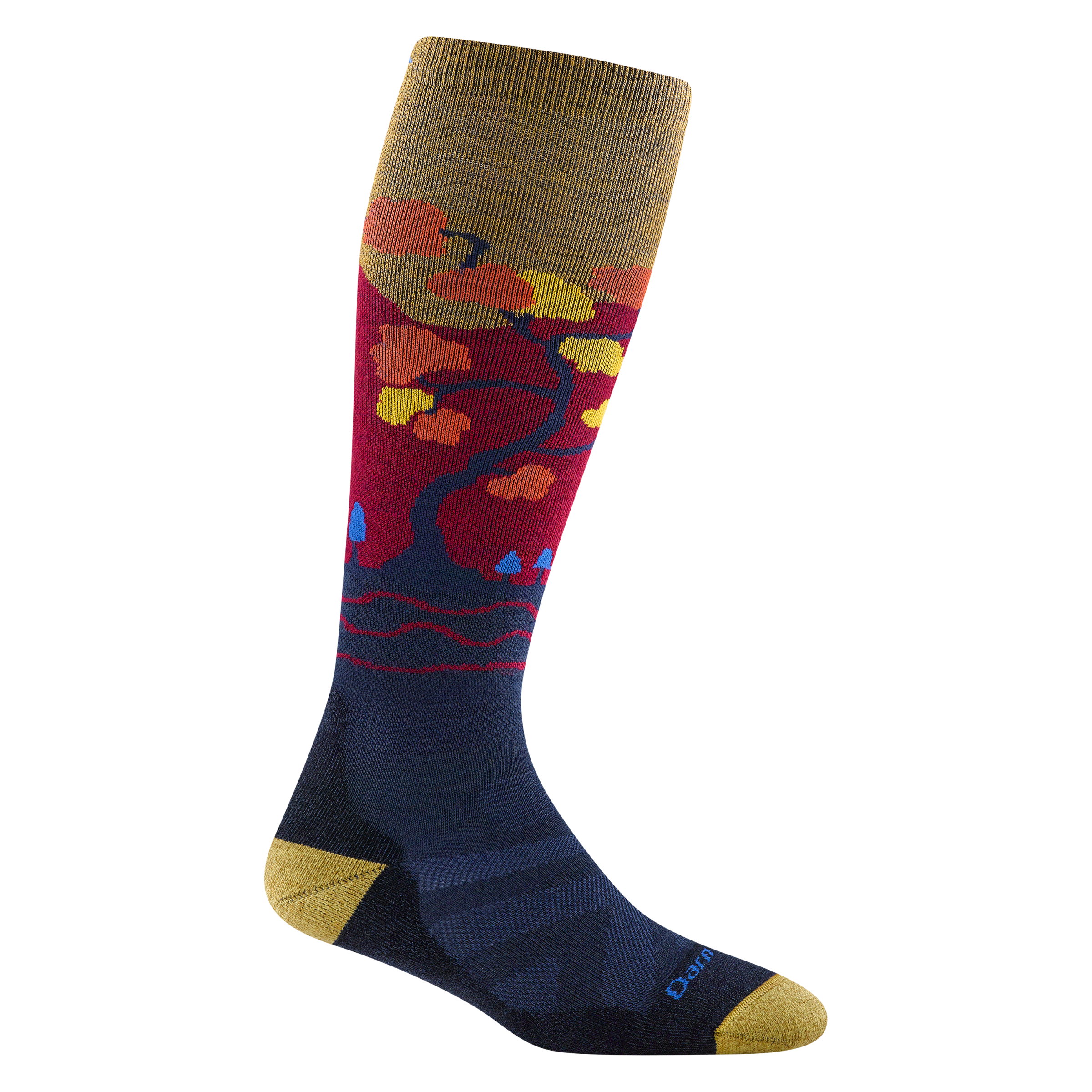 Darn Tough Socks Women's Enchanted Over-the-Calf Midweight Ski & Snowboard Socks - Image 2